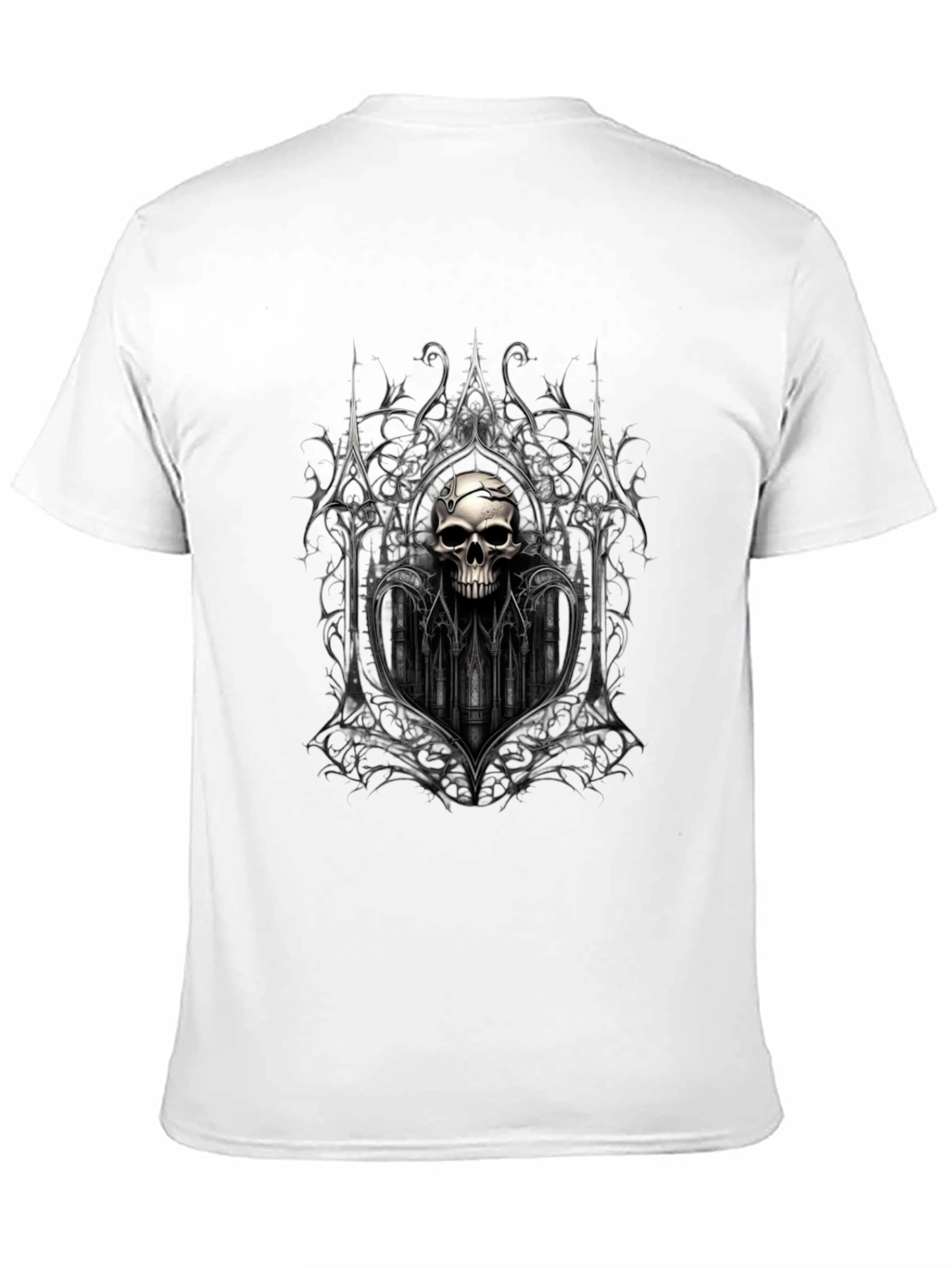 Gothic Skull T-Shirt - Dark Style