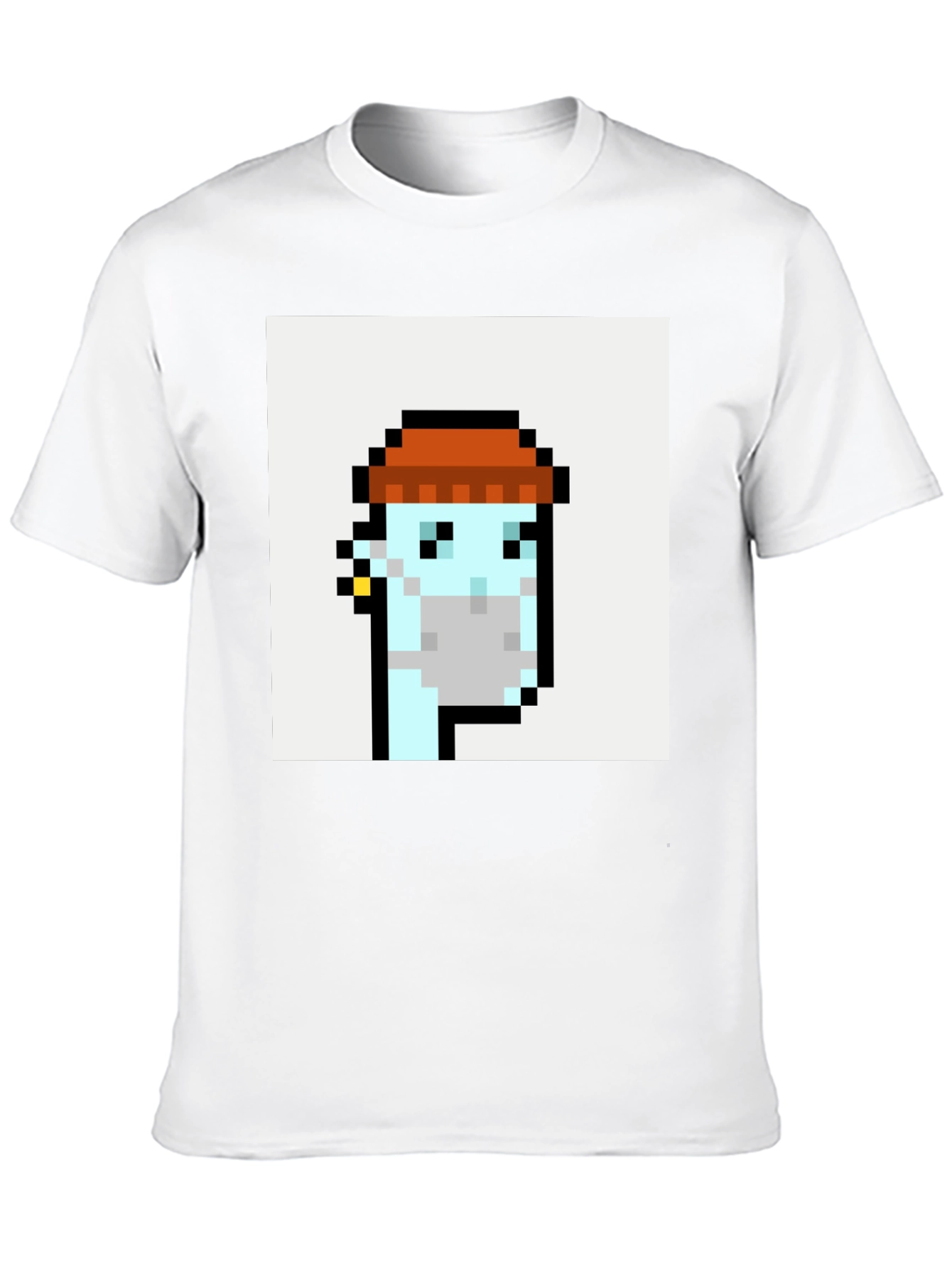 Pixel Art Crypto Punk Black T-Shirt
