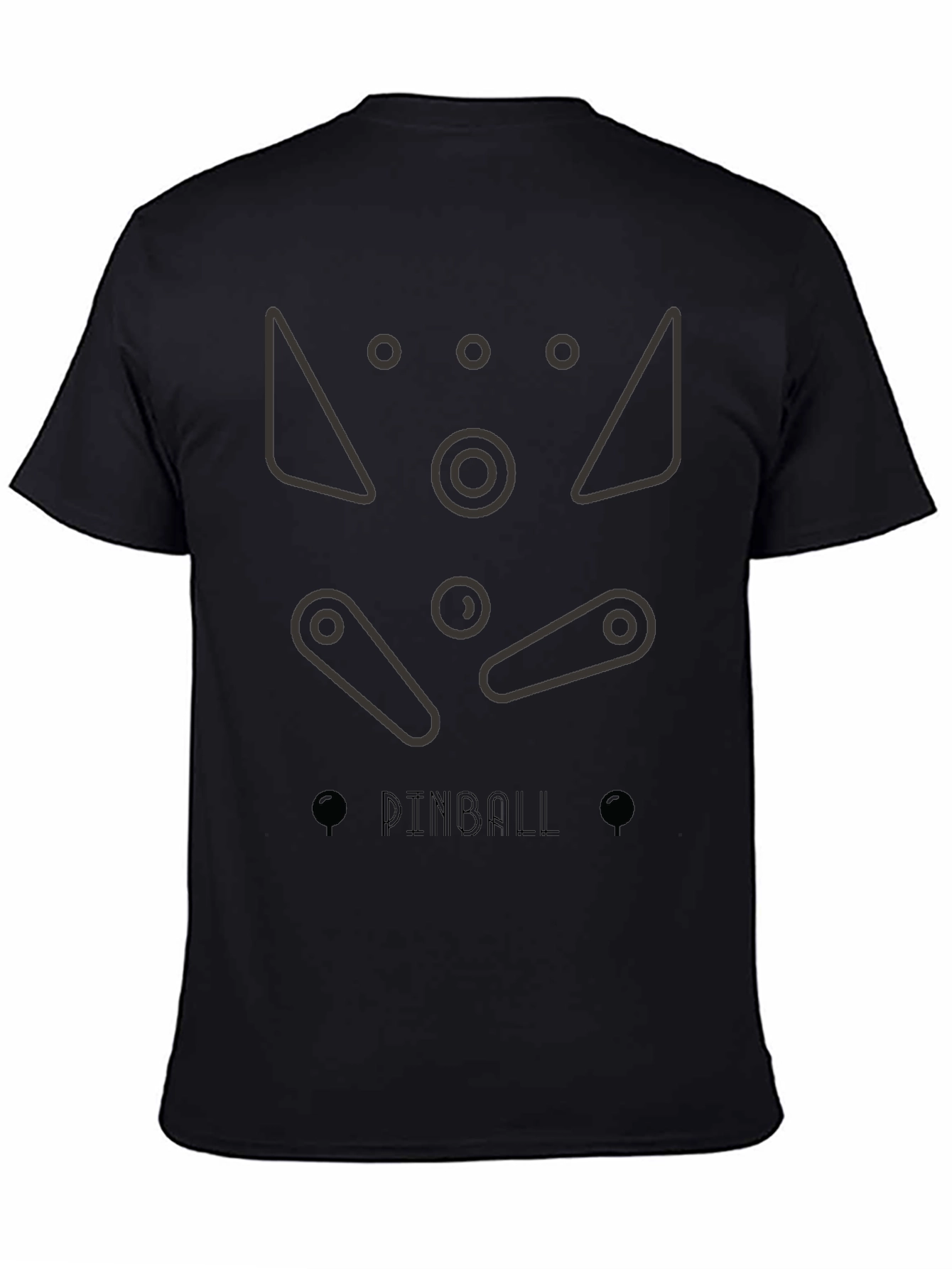 Pinball Machine Graphic Tee - Classic Game Design