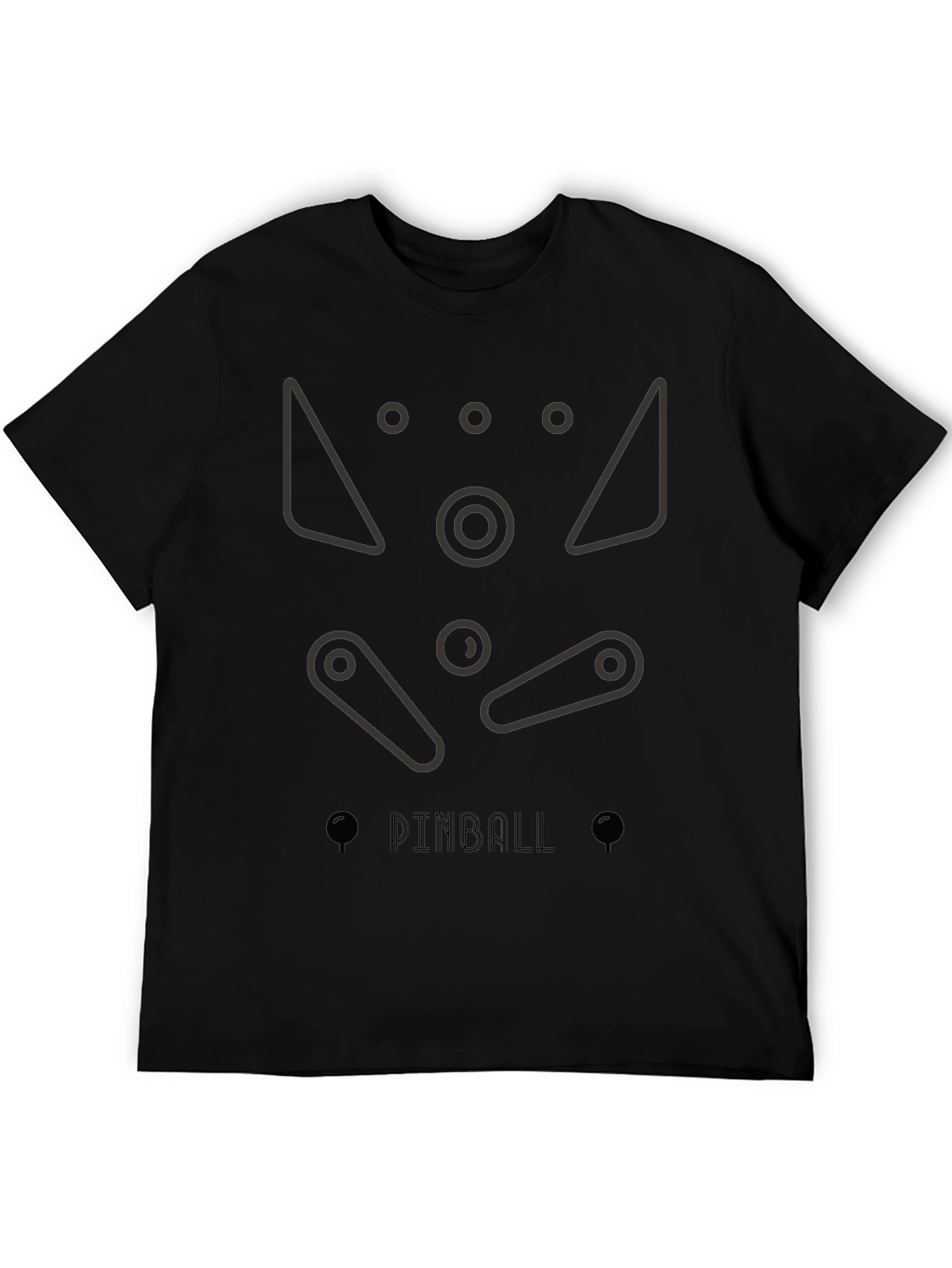 Pinball Machine Graphic Tee - Classic Game Design