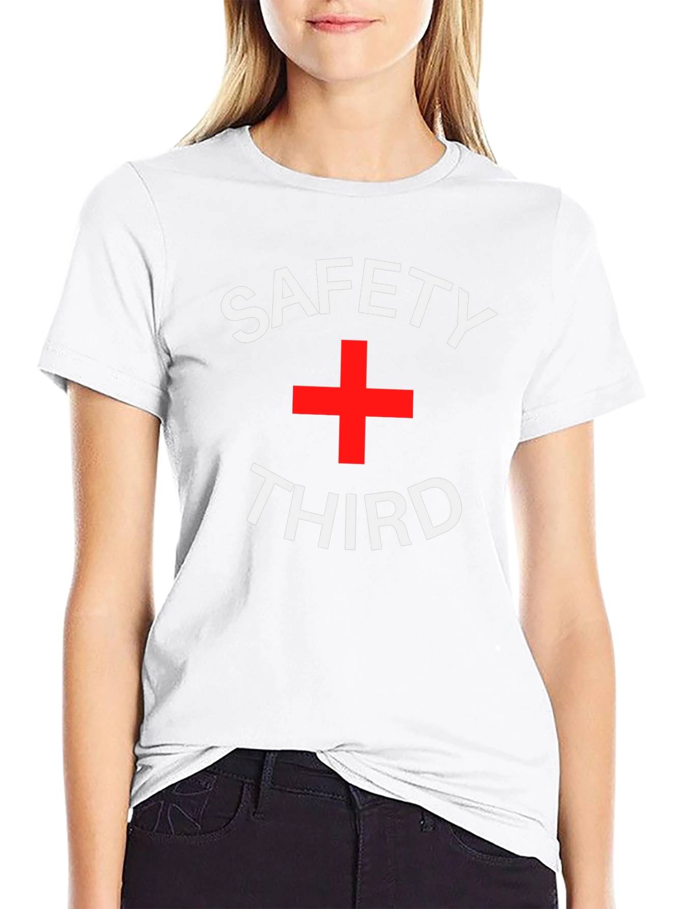 Safety Third Graphic Tee - Black Cotton T-Shirt