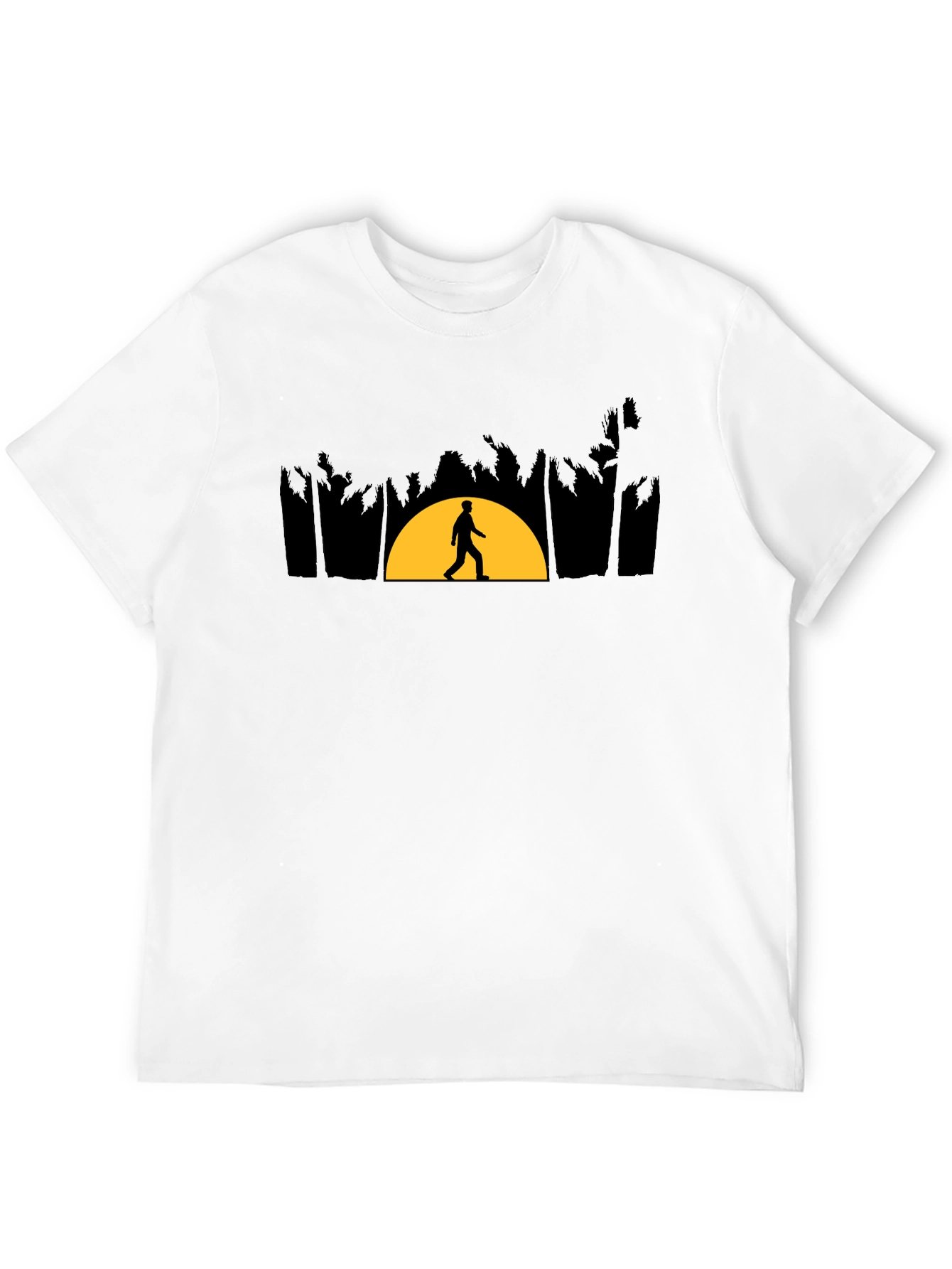 Sunset Walker Graphic Tee - Premium Cotton Blend