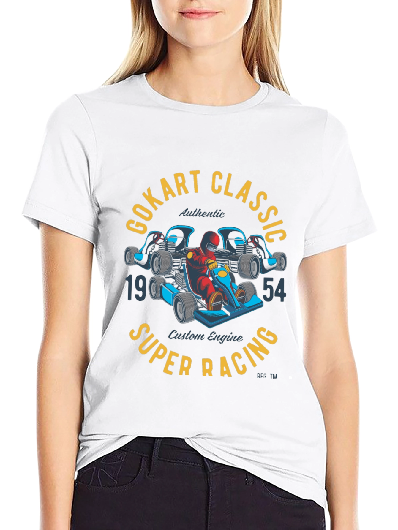 Go Kart Classic Super Racing Graphic T-Shirt