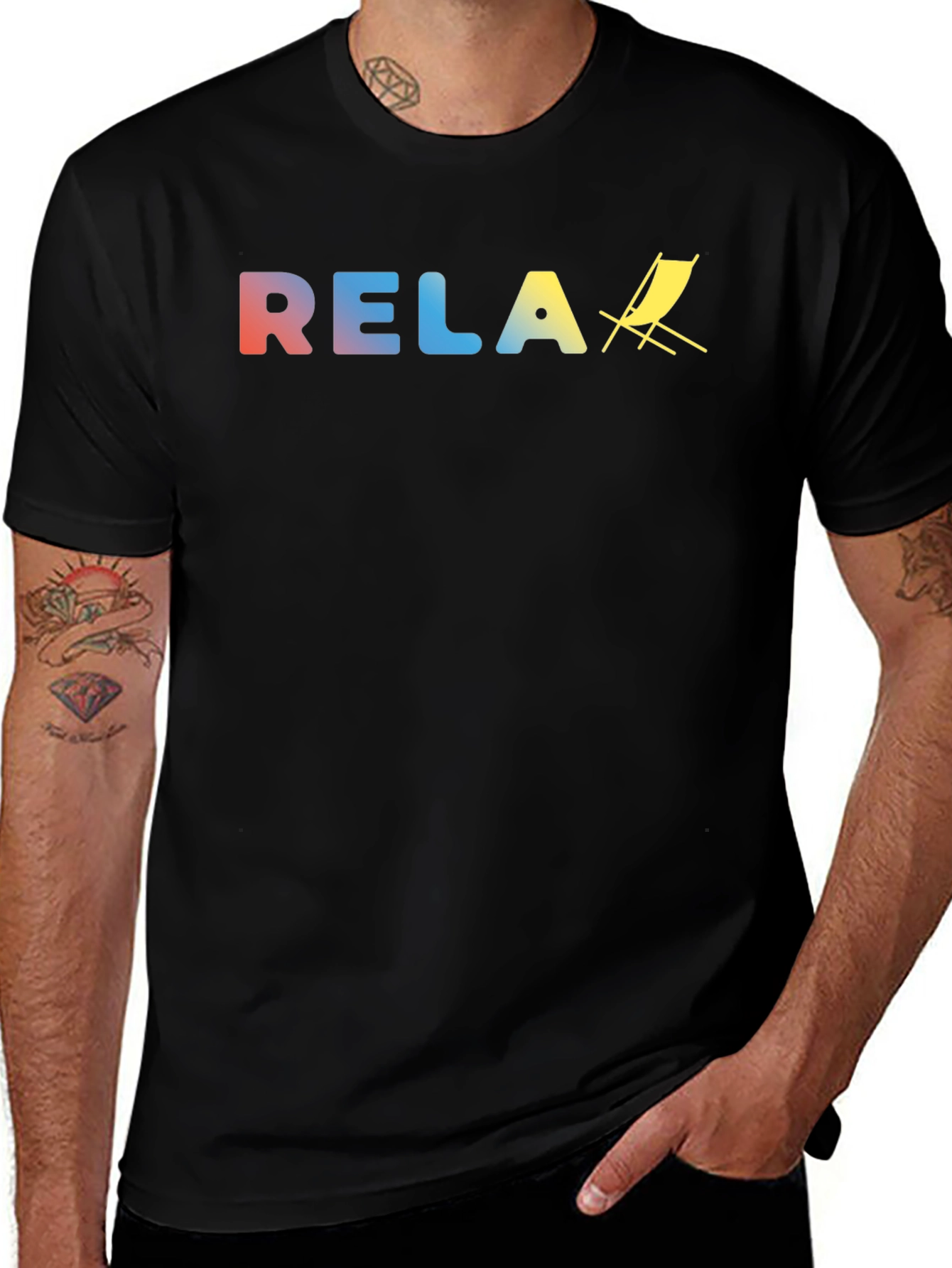 Relax Beach Chair Graphic T-Shirt