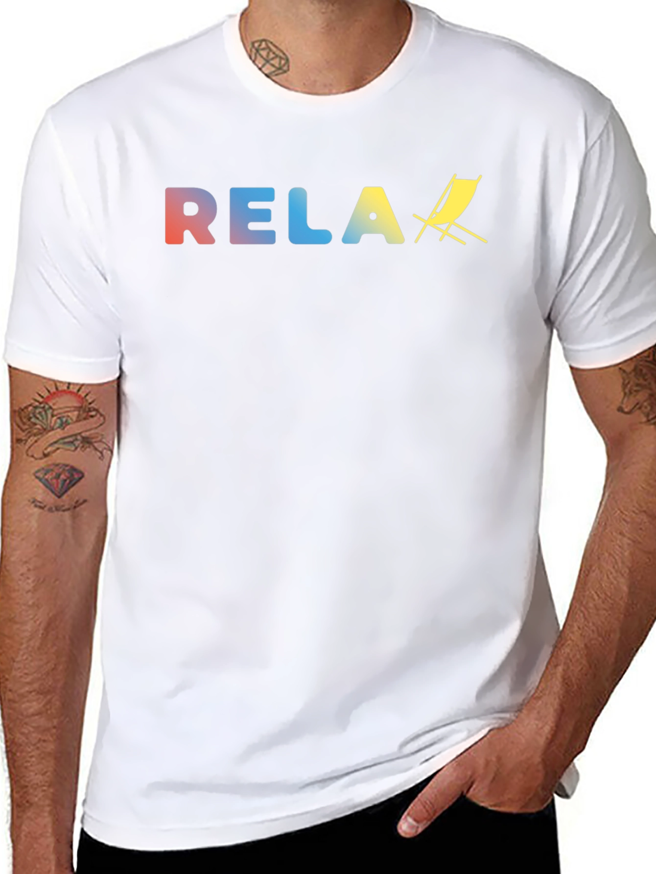 Relax Beach Chair Graphic T-Shirt