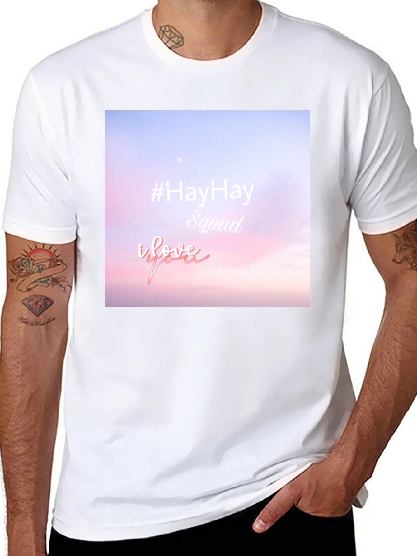 #HayHay Squad Graphic Tee - Trendy Comfort
