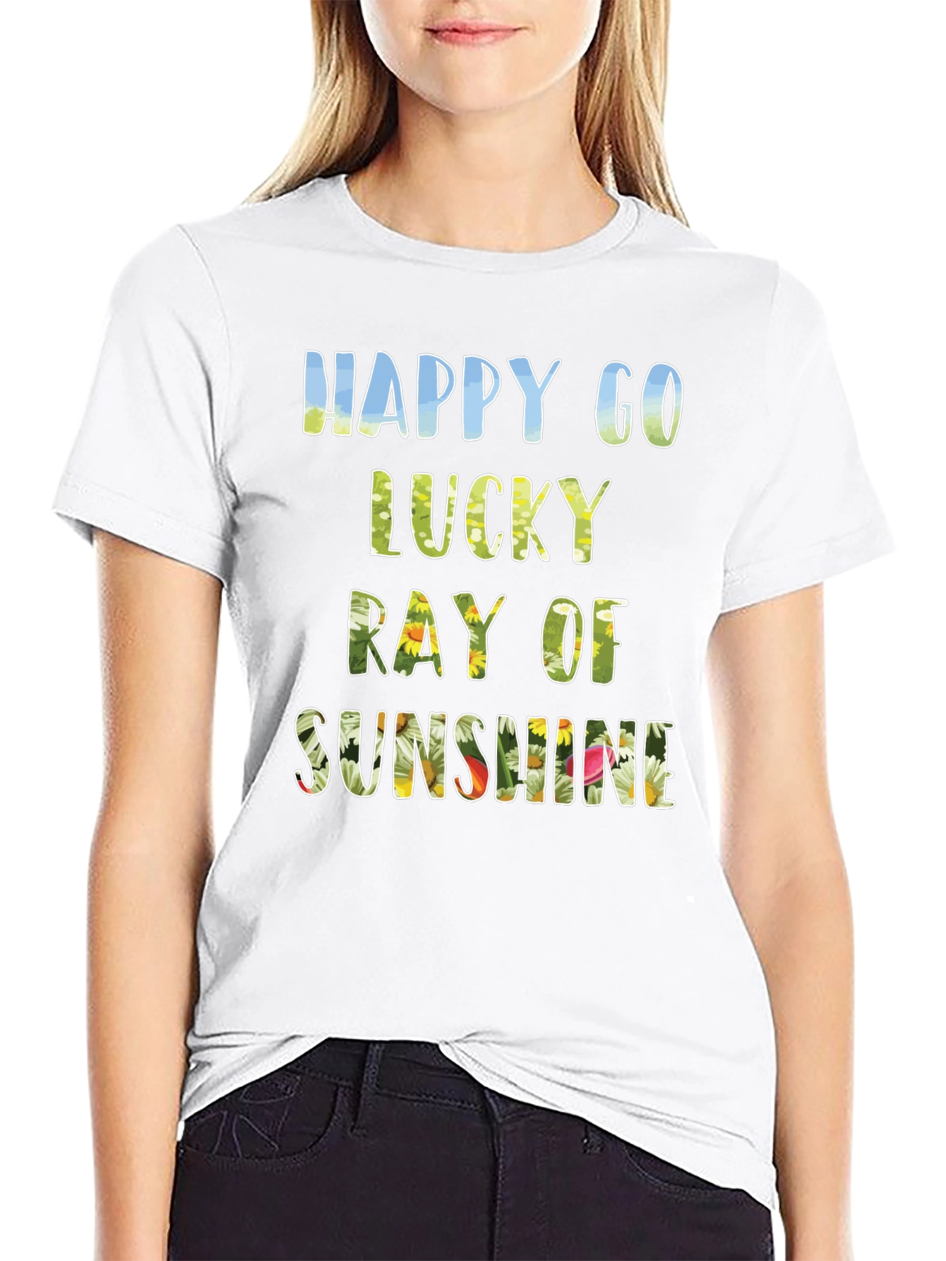 Happy Go Lucky Ray Of Sunshine T-Shirt