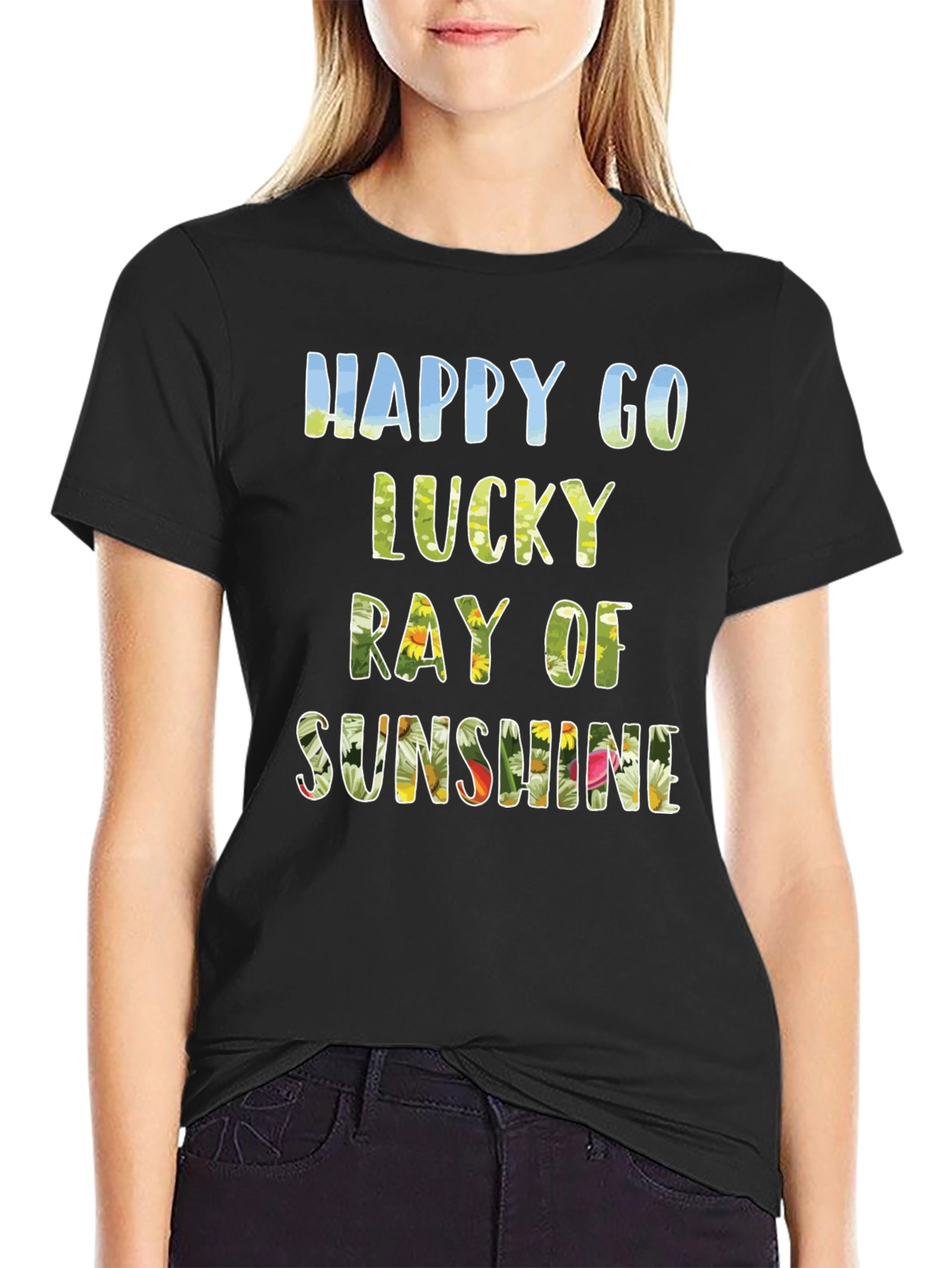 Happy Go Lucky Ray Of Sunshine T-Shirt