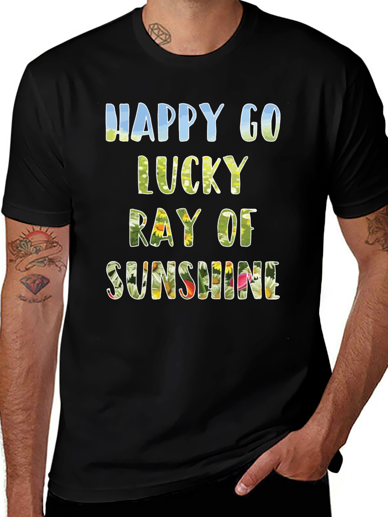Happy Go Lucky Ray Of Sunshine T-Shirt