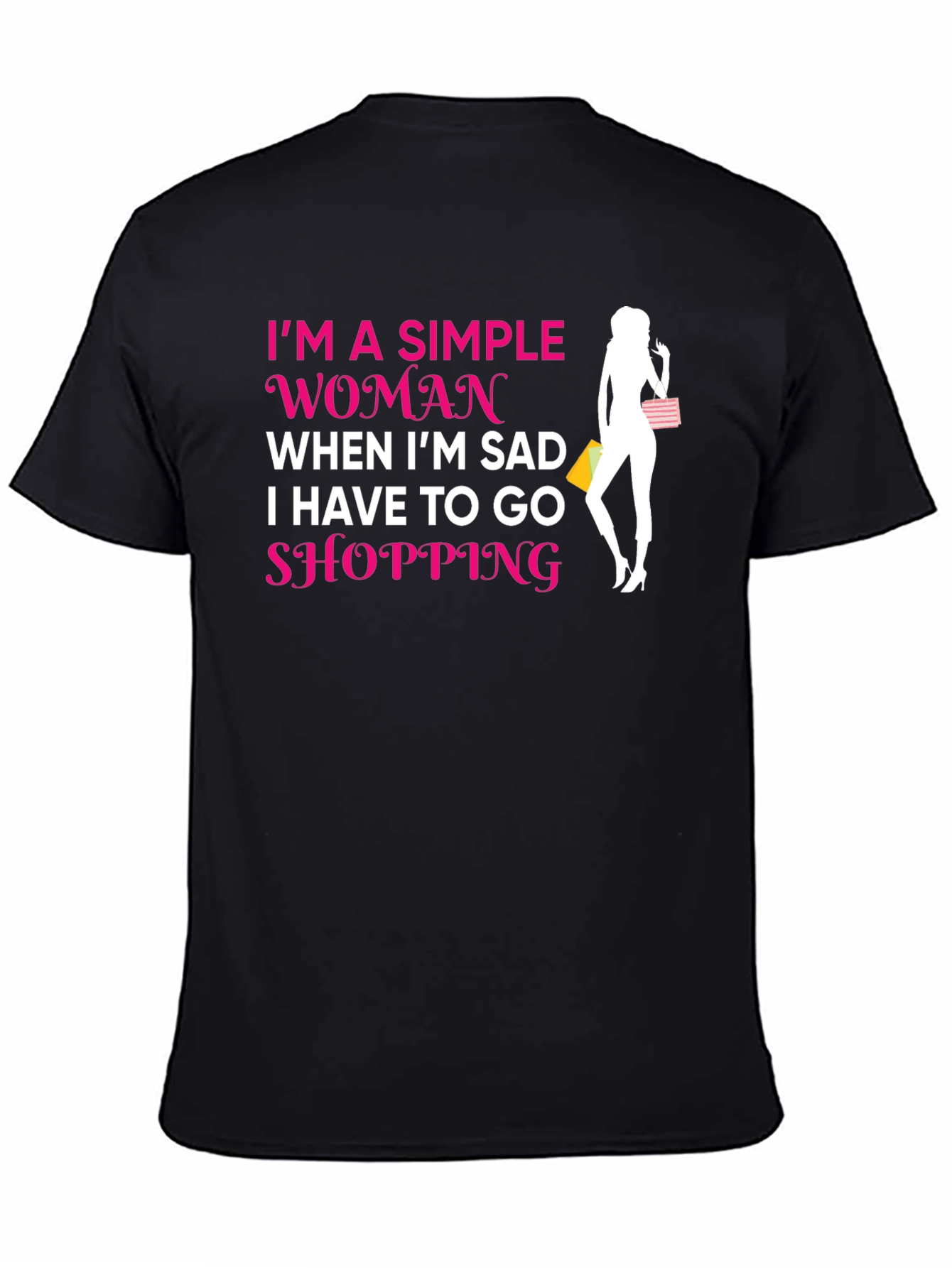 Simple Woman Shopping T-Shirt