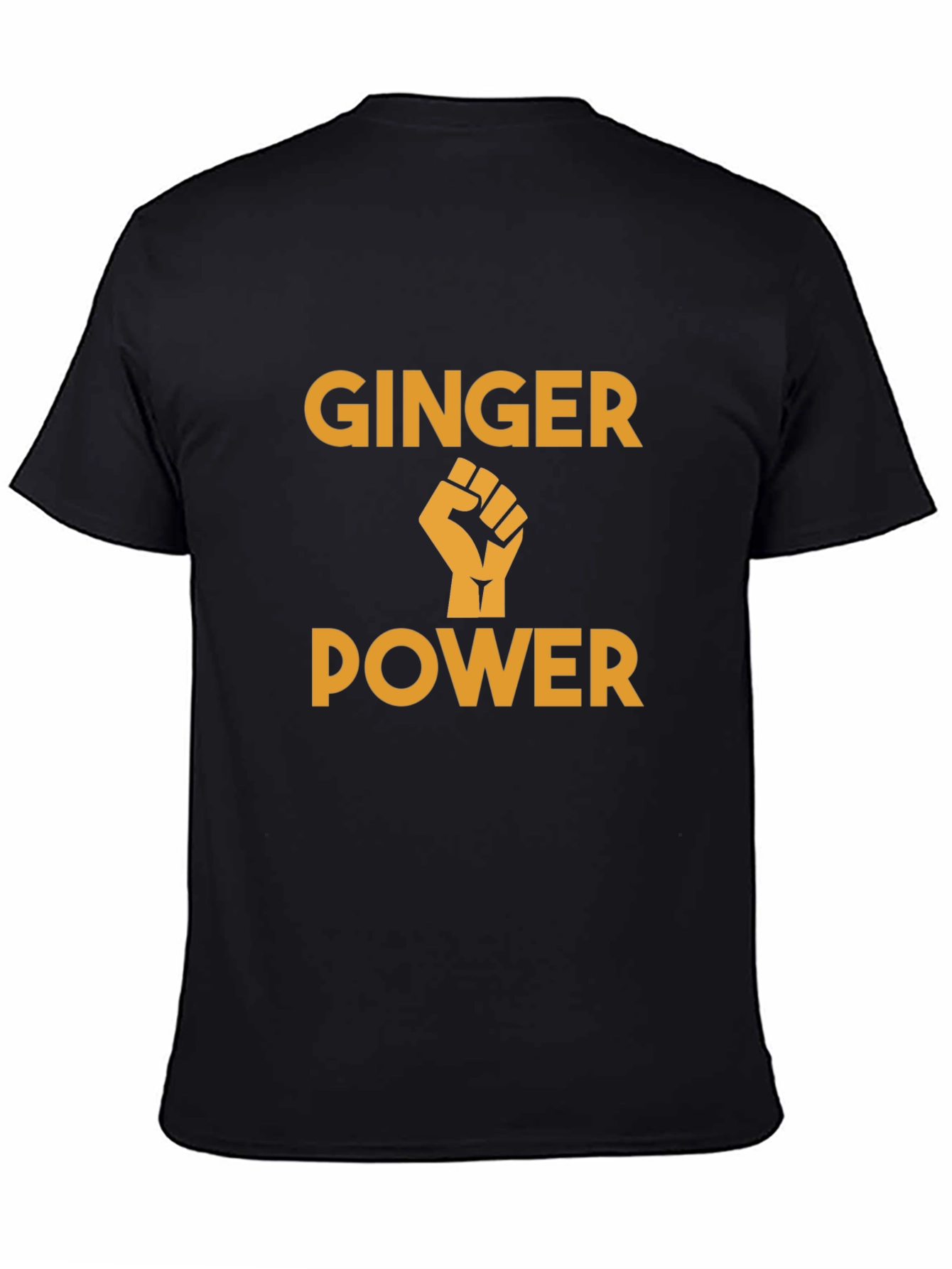 Ginger Power T-Shirt - Black Graphic Tee
