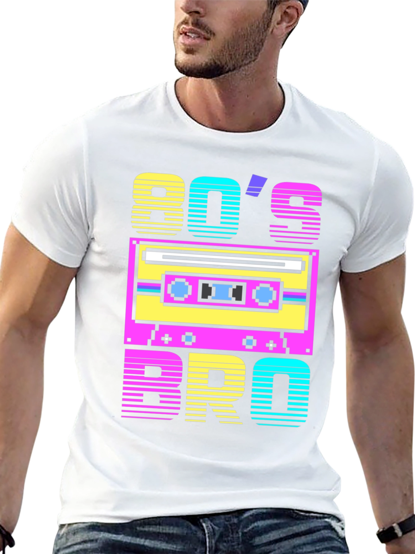 80s Retro Cassette Tape Graphic Tee