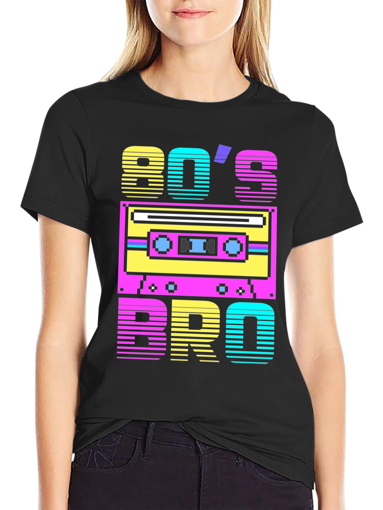 80s Retro Cassette Tape Graphic Tee
