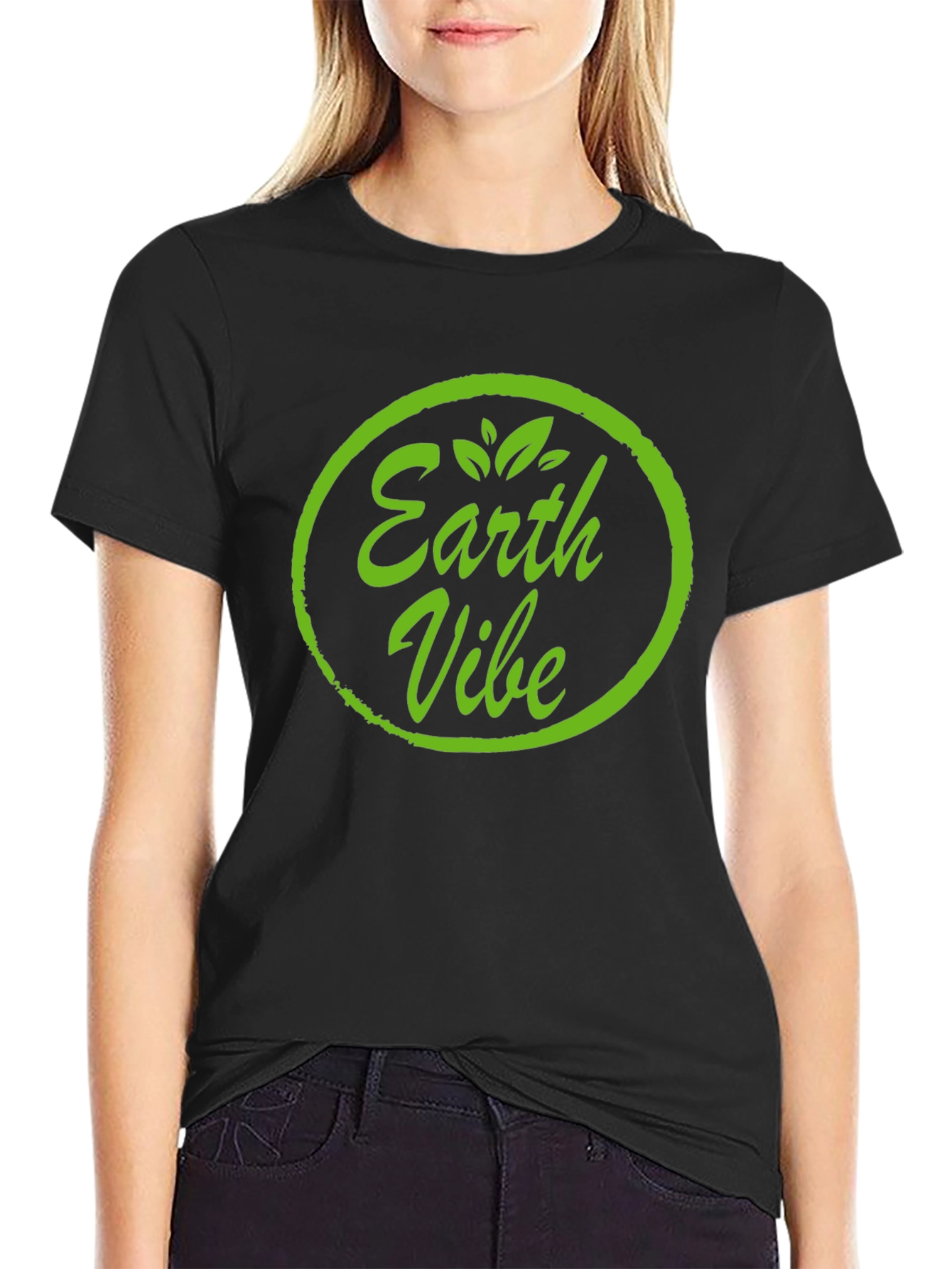 Earth Vibe Graphic Tee - Sustainable Style