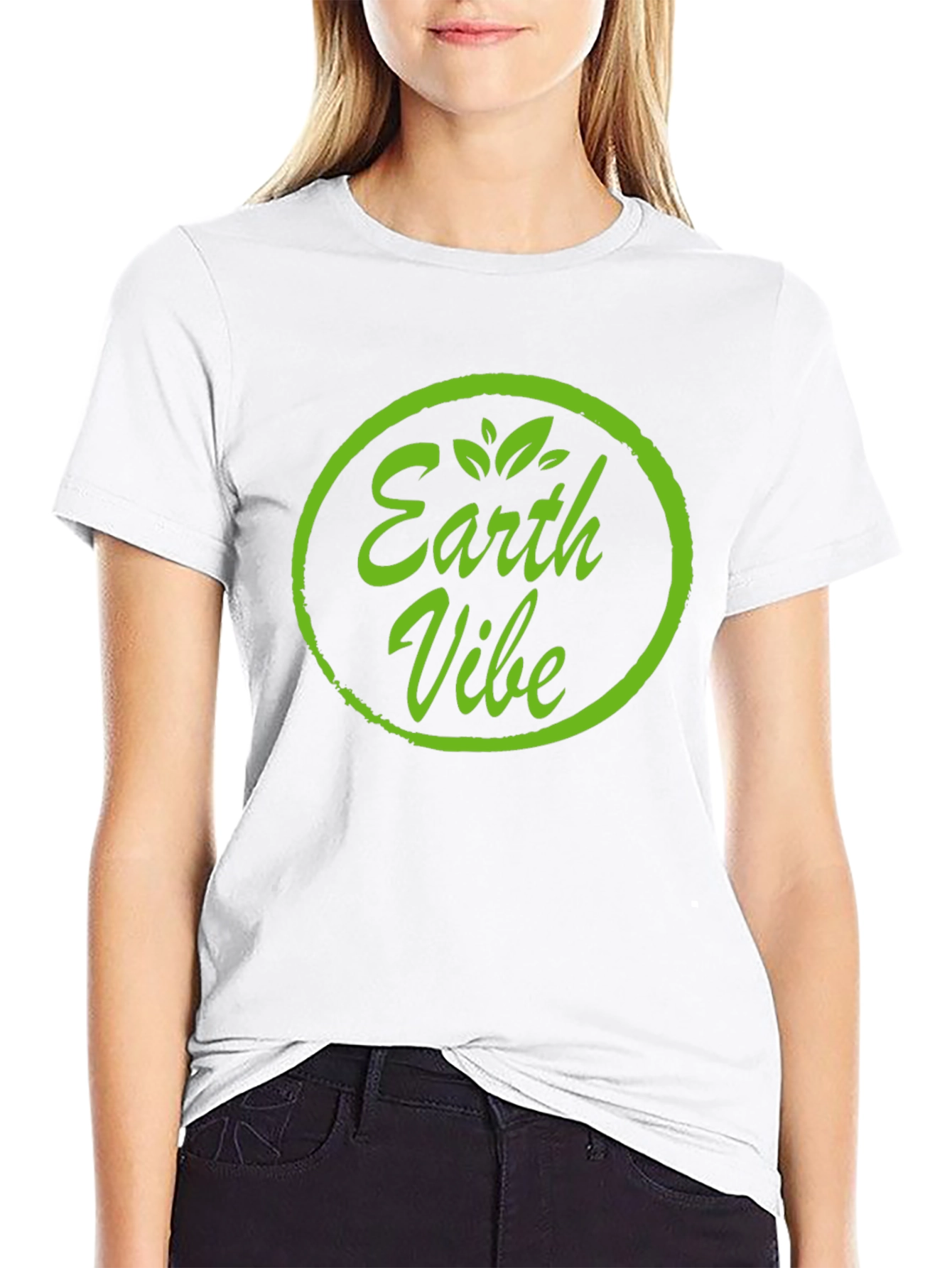 Earth Vibe Graphic Tee - Sustainable Style