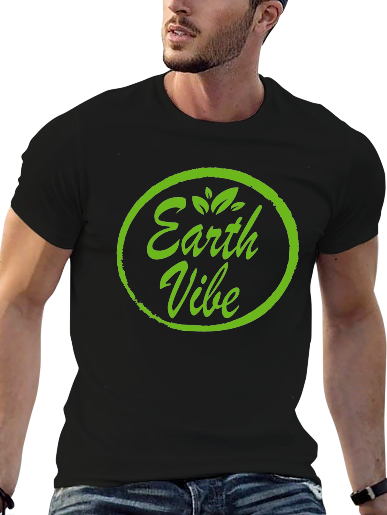 Earth Vibe Graphic Tee - Sustainable Style