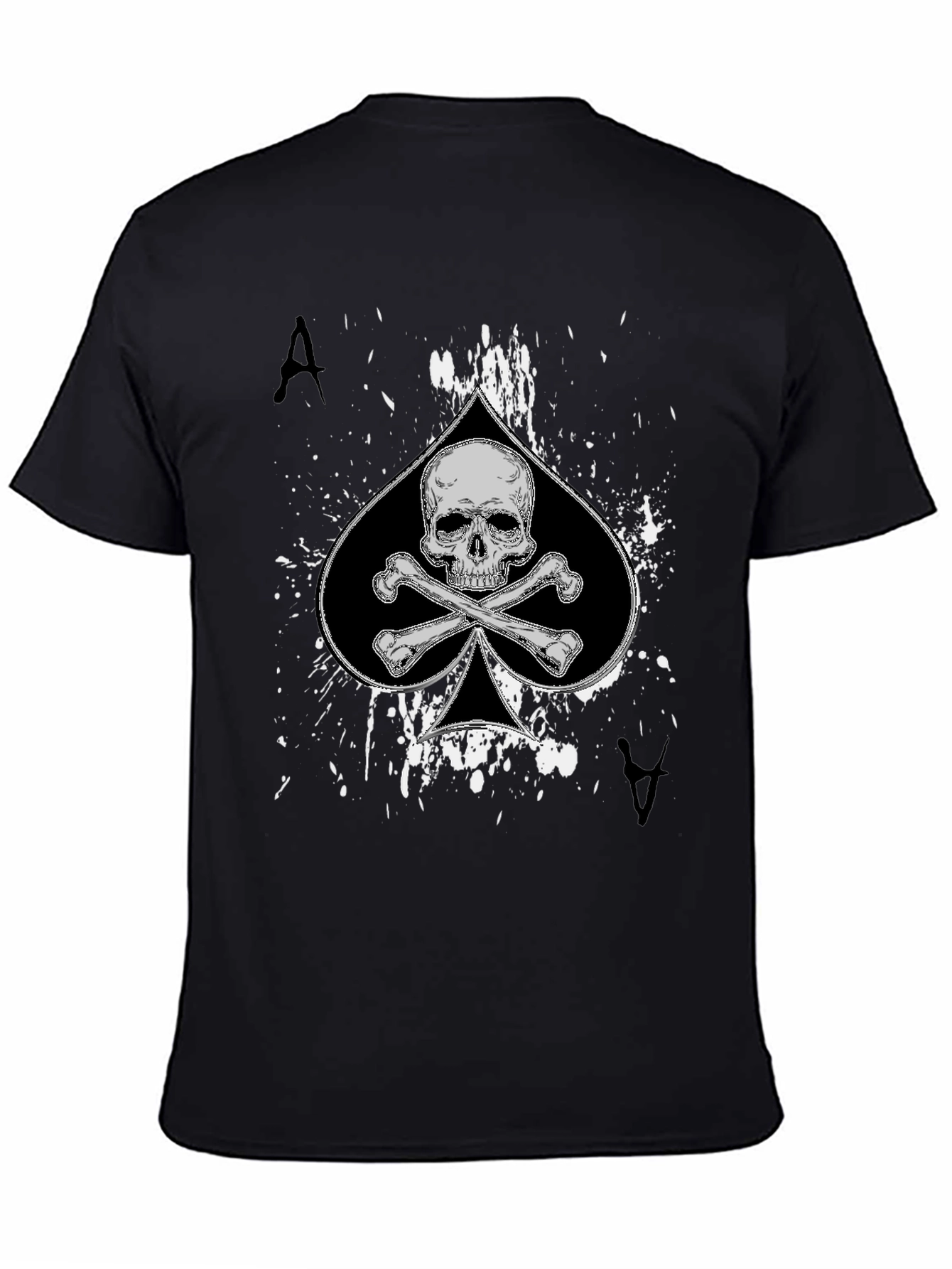 Ace of Spades Skull Graphic Tee