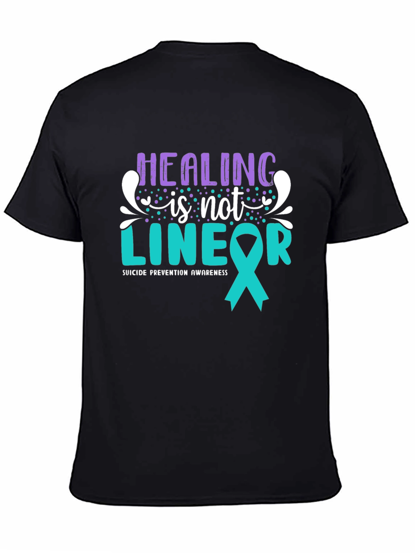 Healing Is Not Linear T-Shirt Suicide Prevention Awareness Tee