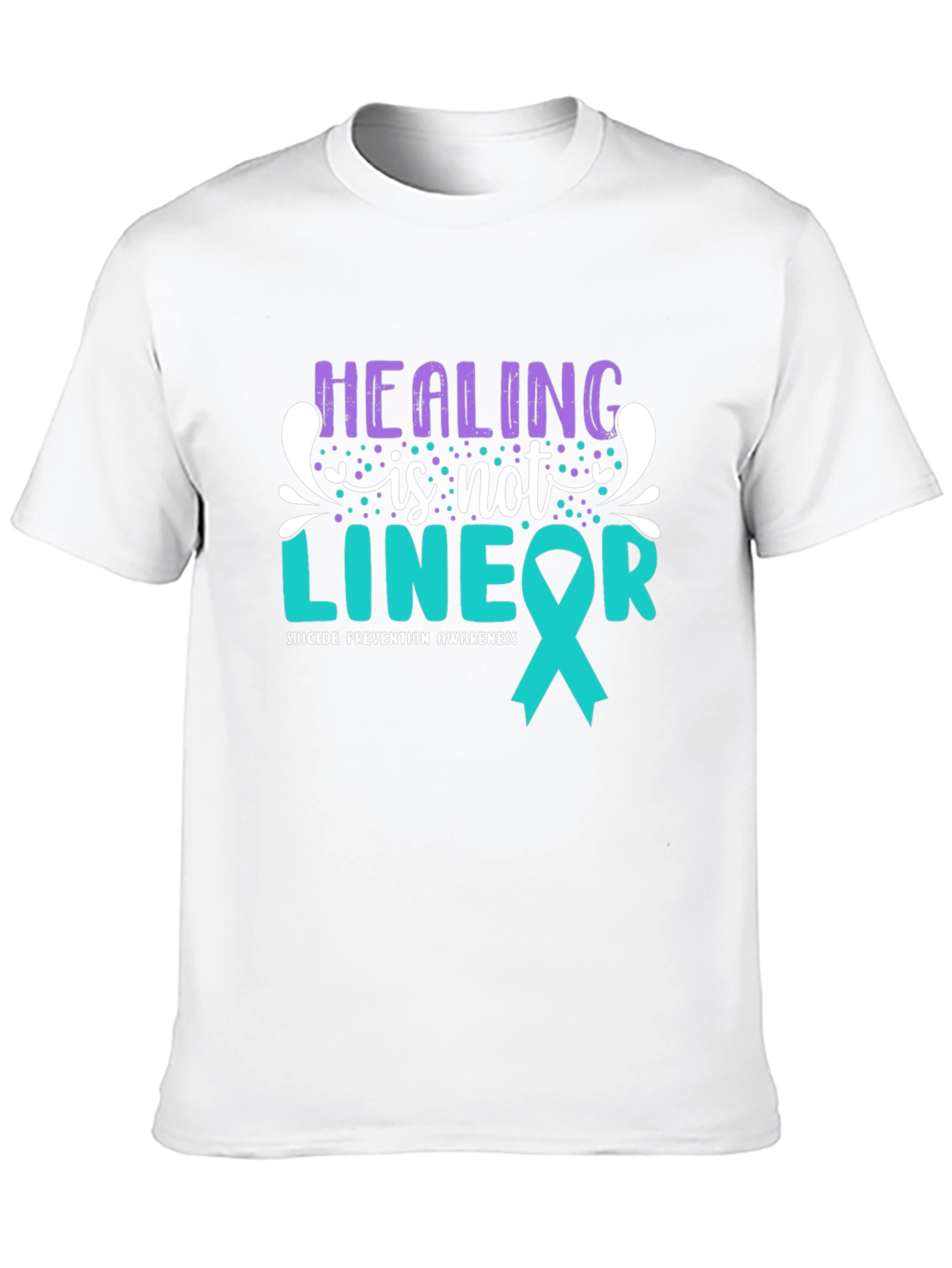 Healing Is Not Linear T-Shirt Suicide Prevention Awareness Tee