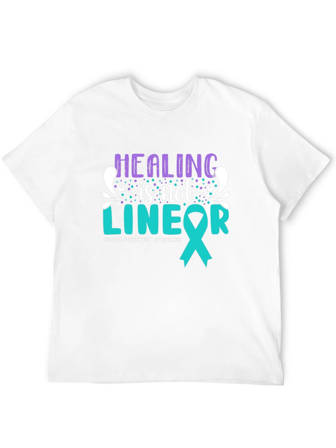 Healing Is Not Linear T-Shirt Suicide Prevention Awareness Tee