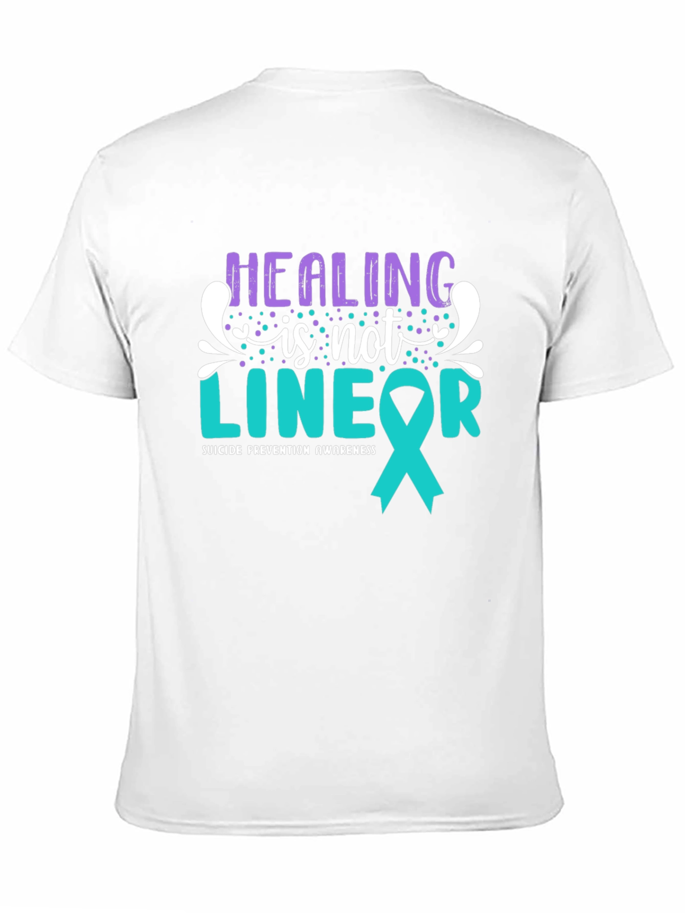 Healing Is Not Linear T-Shirt Suicide Prevention Awareness Tee