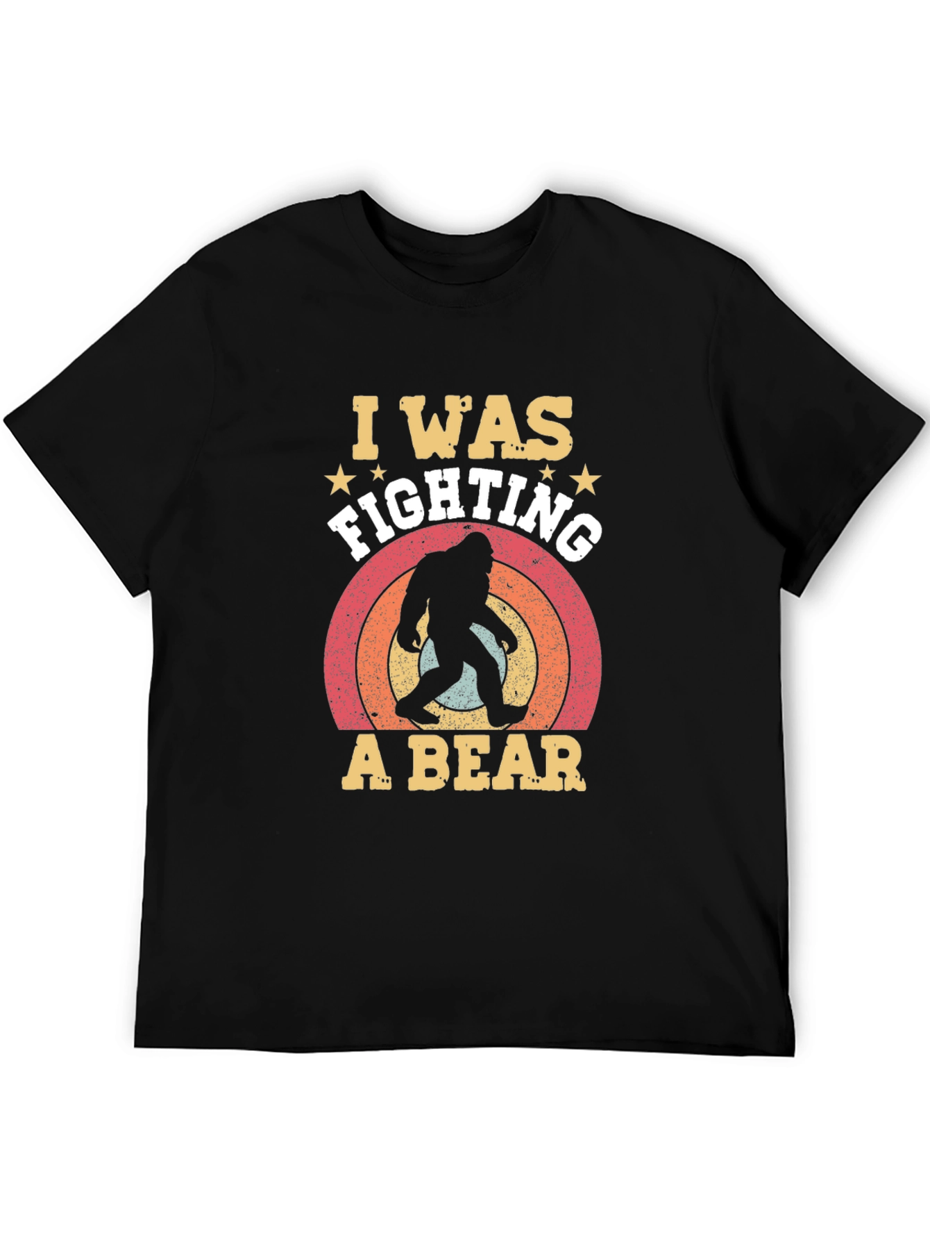 I Was Fighting A Bear Graphic T-Shirt