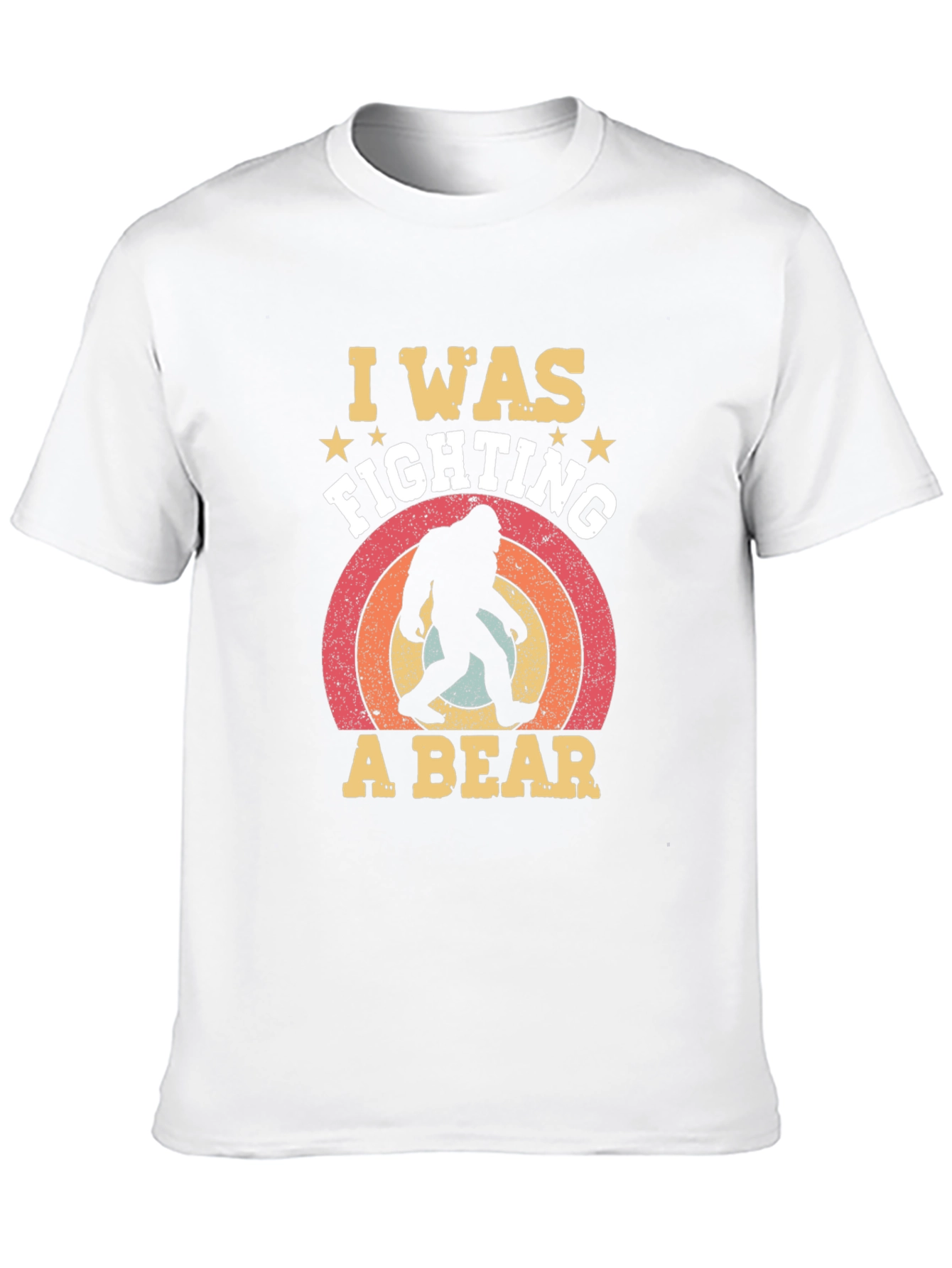 I Was Fighting A Bear Graphic T-Shirt