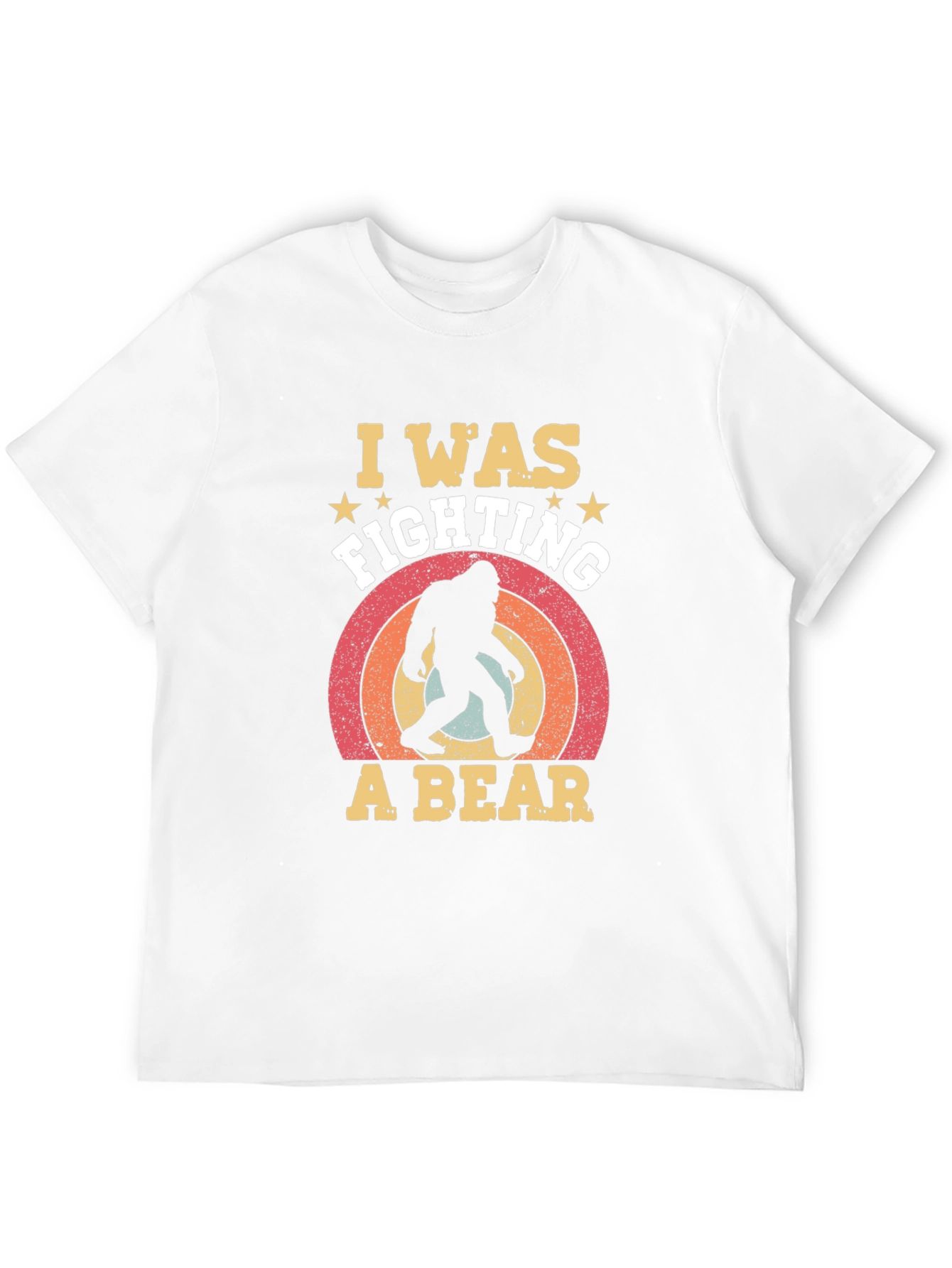 I Was Fighting A Bear Graphic T-Shirt