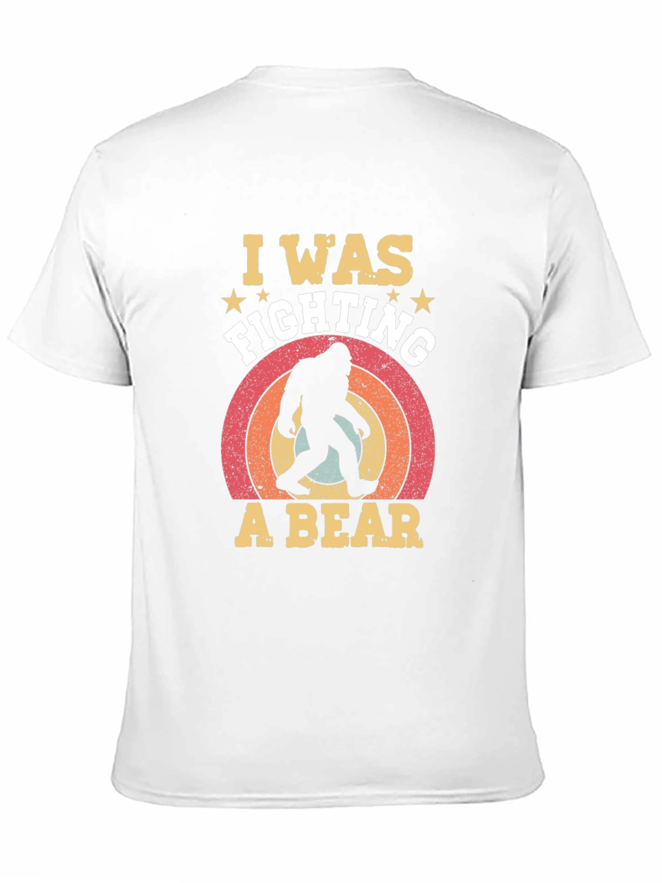 I Was Fighting A Bear Graphic T-Shirt