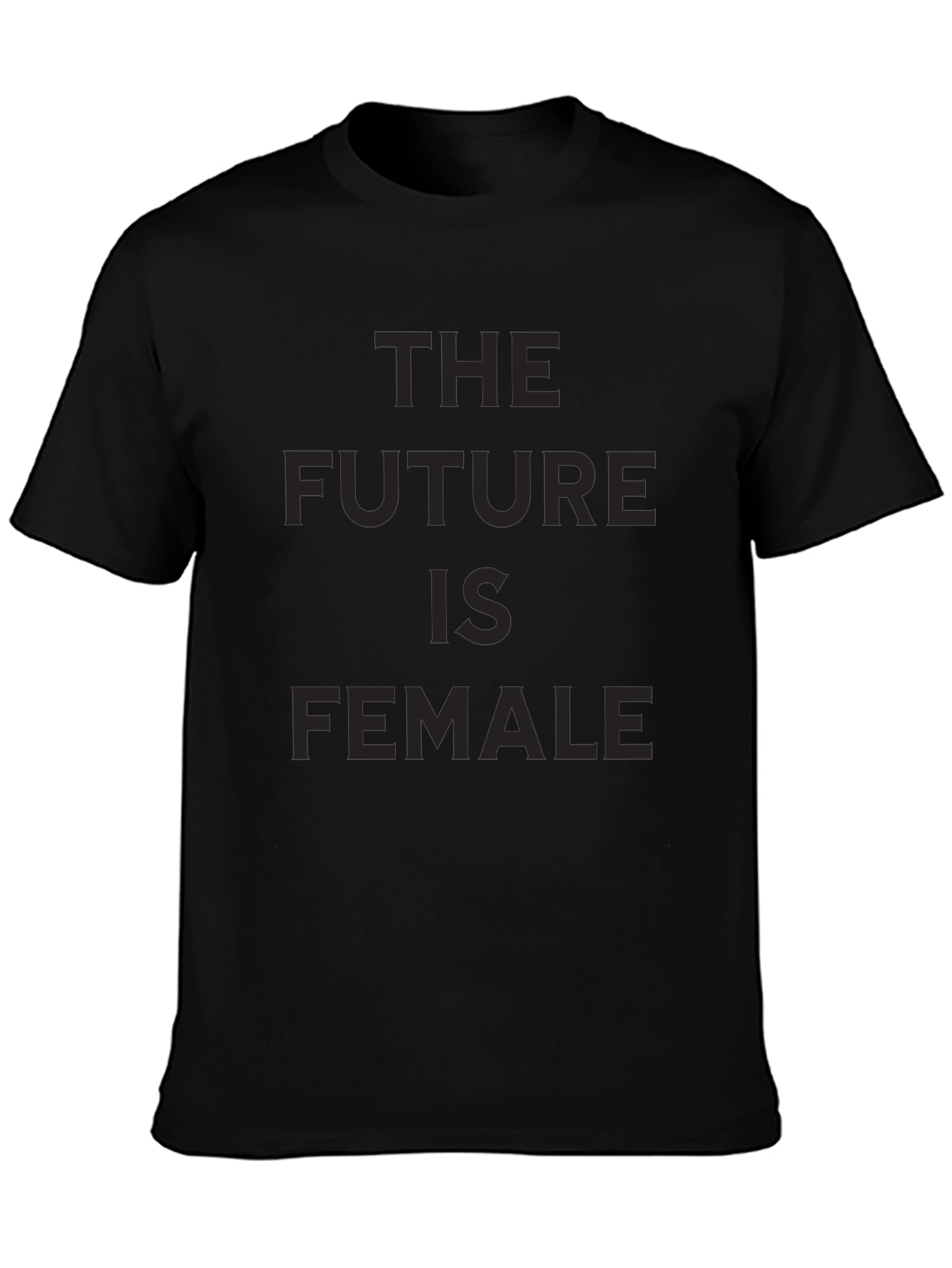 The Future Is Female Graphic T-Shirt - Black