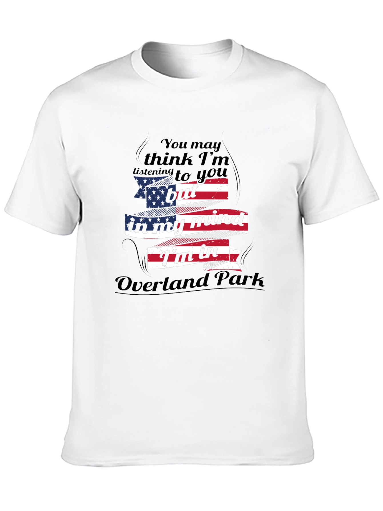 Overland Park Mind USA Flag T-Shirt