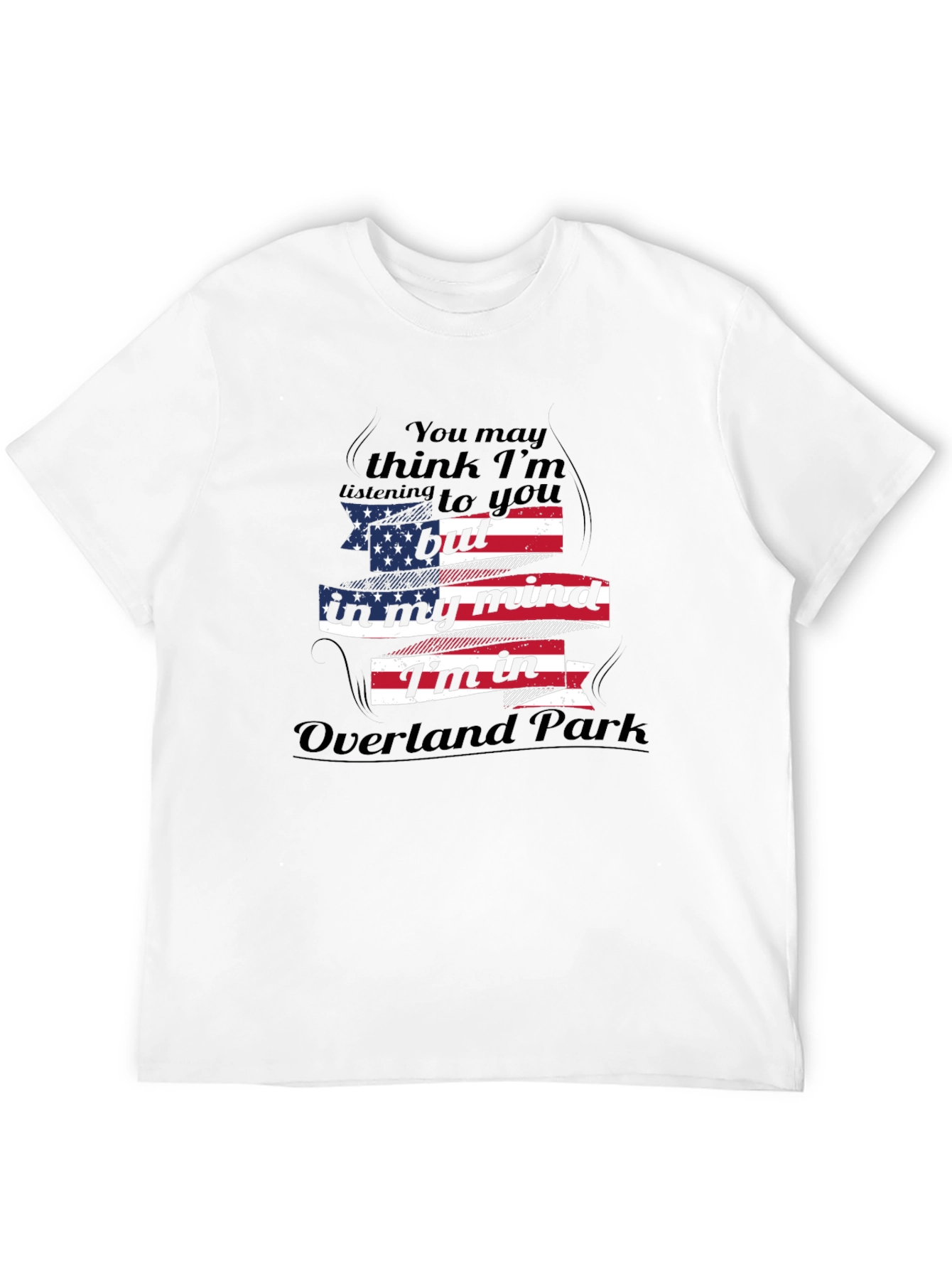 Overland Park Mind USA Flag T-Shirt