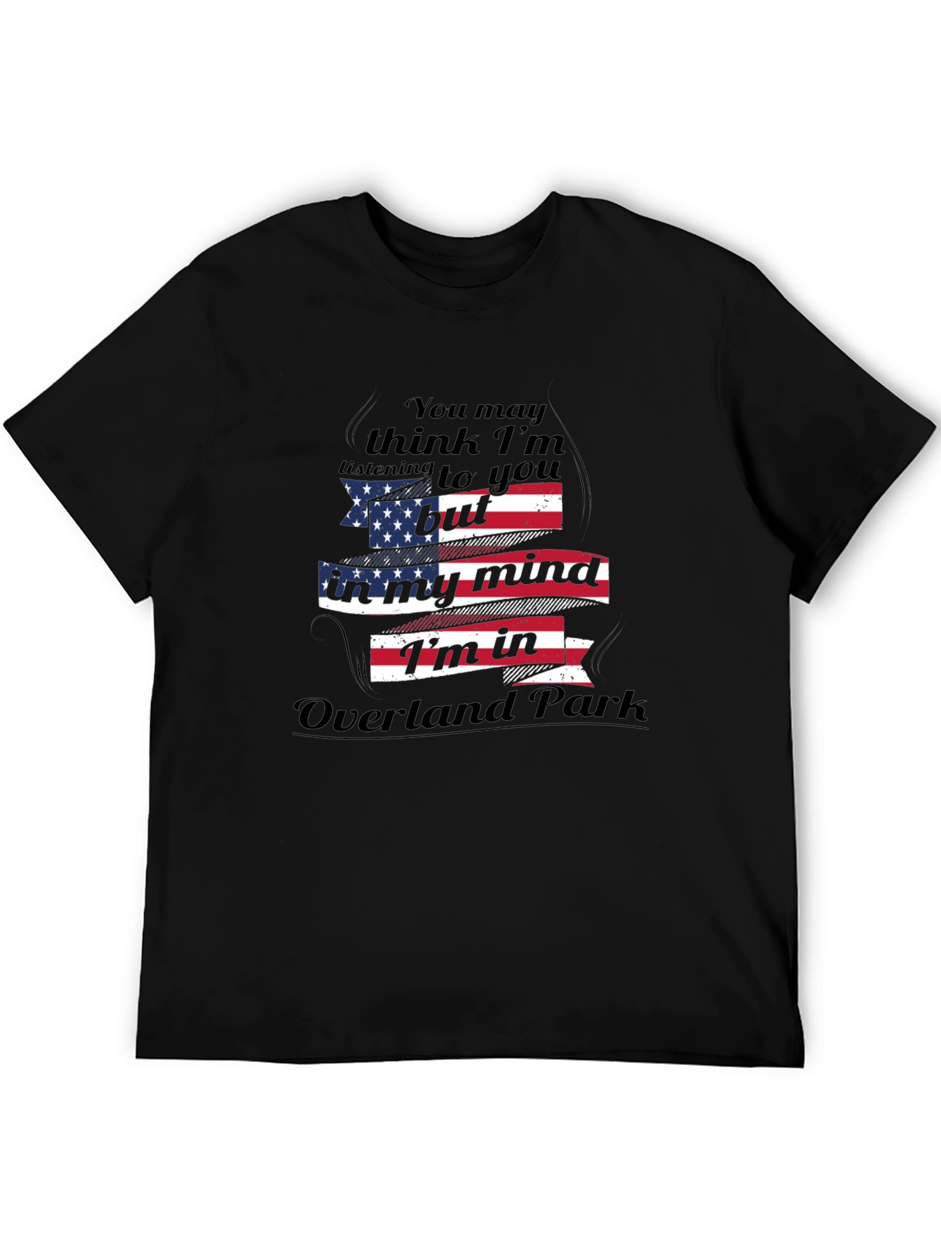 Overland Park Mind USA Flag T-Shirt