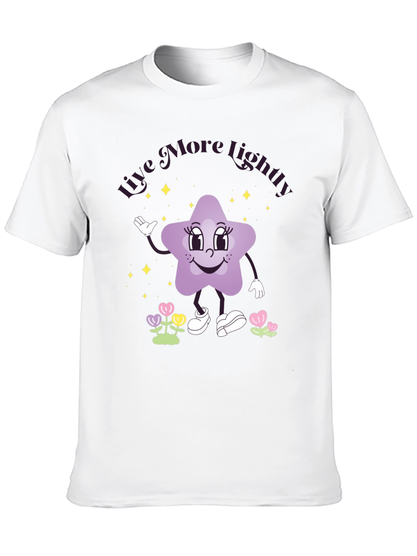 Live More Lightly Star Graphic Tee