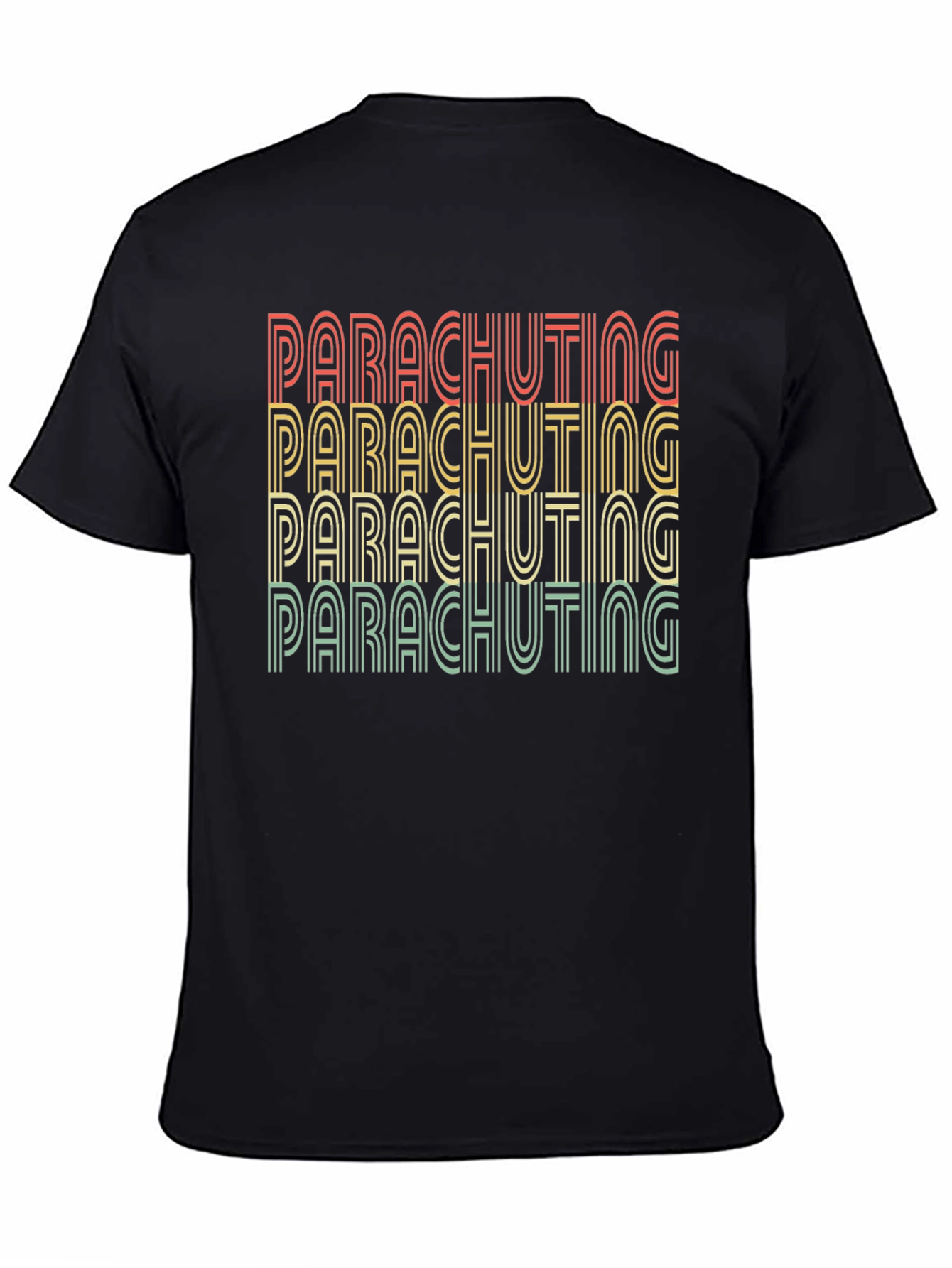 Retro Parachuting Graphic T-Shirt