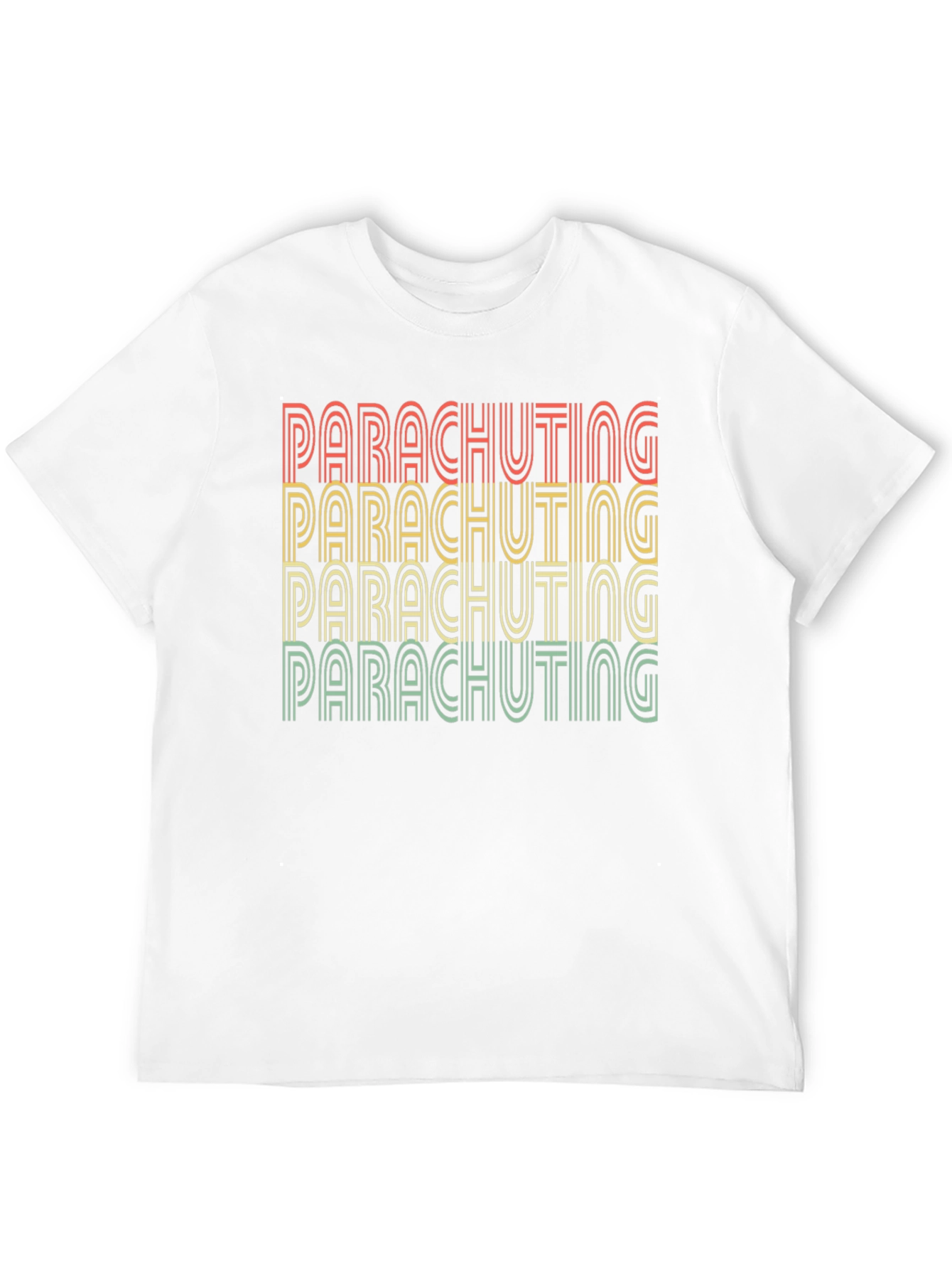 Retro Parachuting Graphic T-Shirt