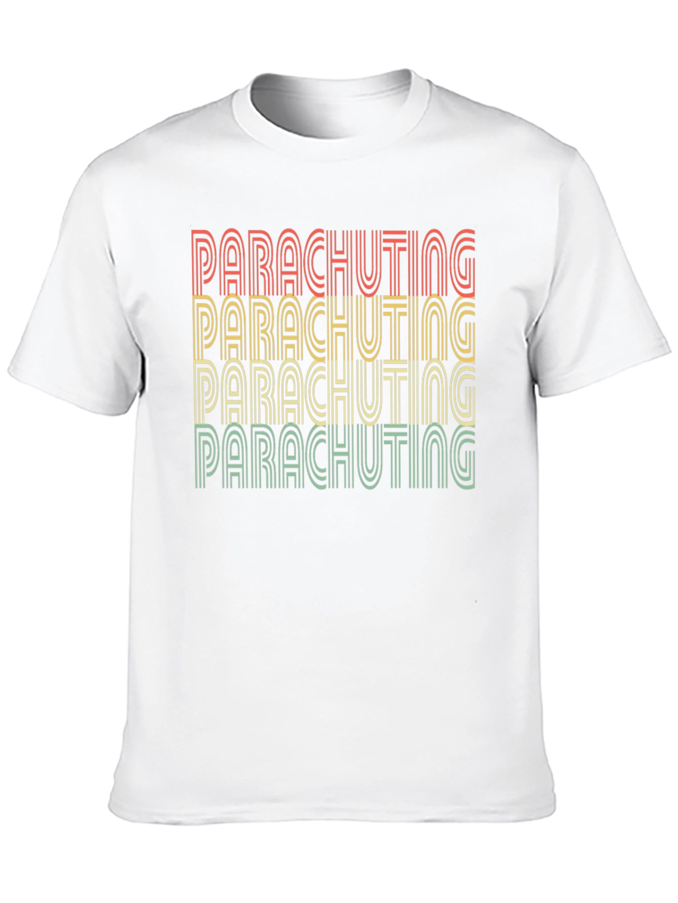 Retro Parachuting Graphic T-Shirt