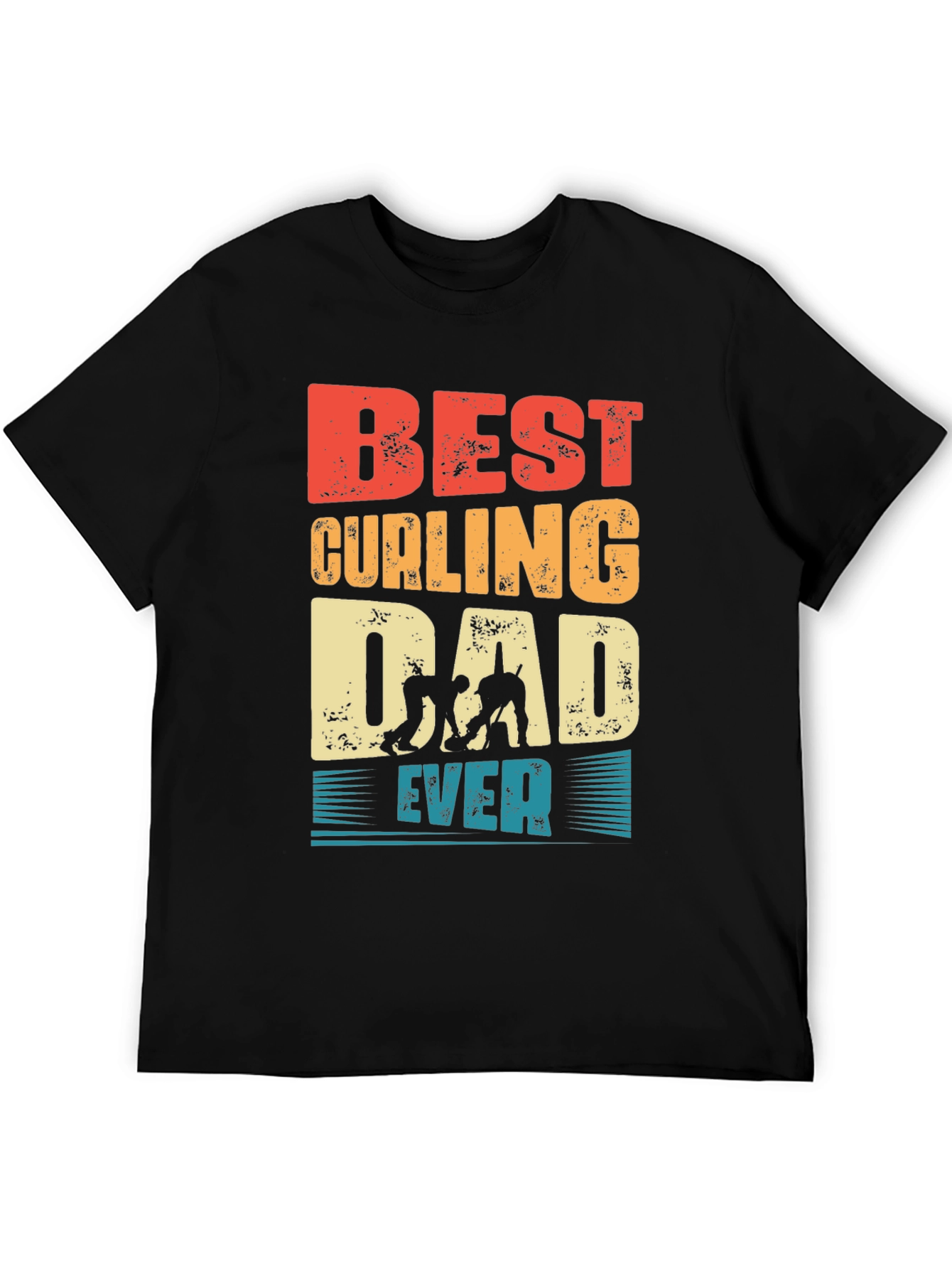 Best Curling Dad Ever T-Shirt