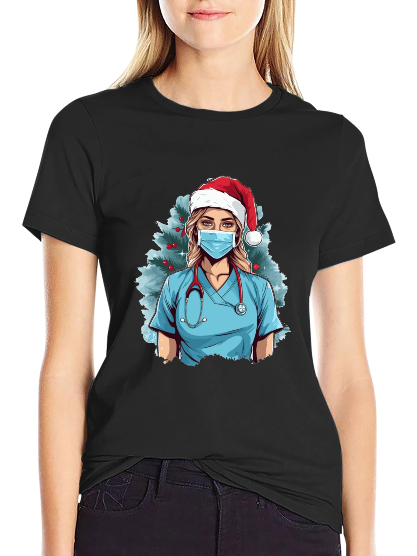 Holiday Nurse Graphic T-Shirt - Unisex
