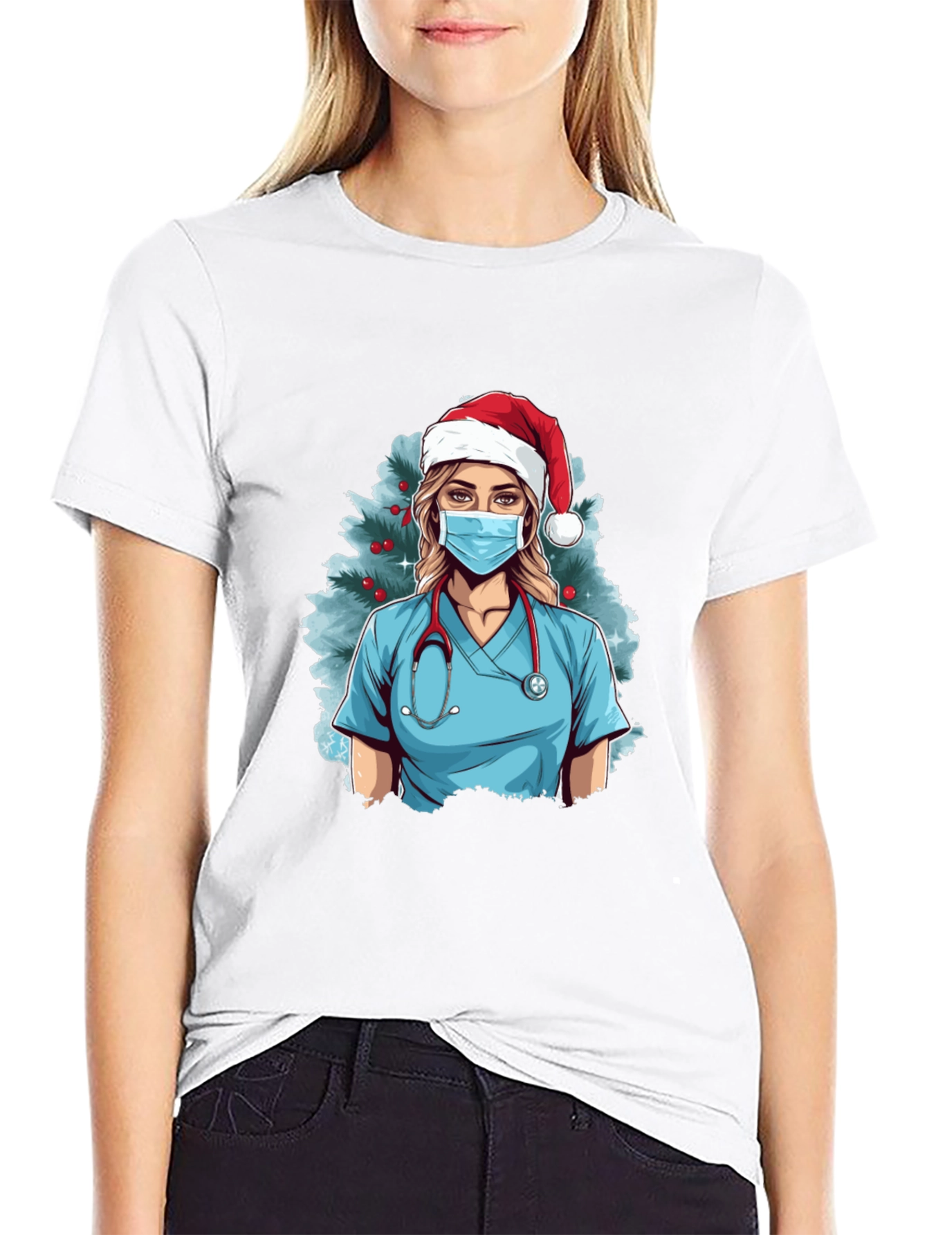 Holiday Nurse Graphic T-Shirt - Unisex
