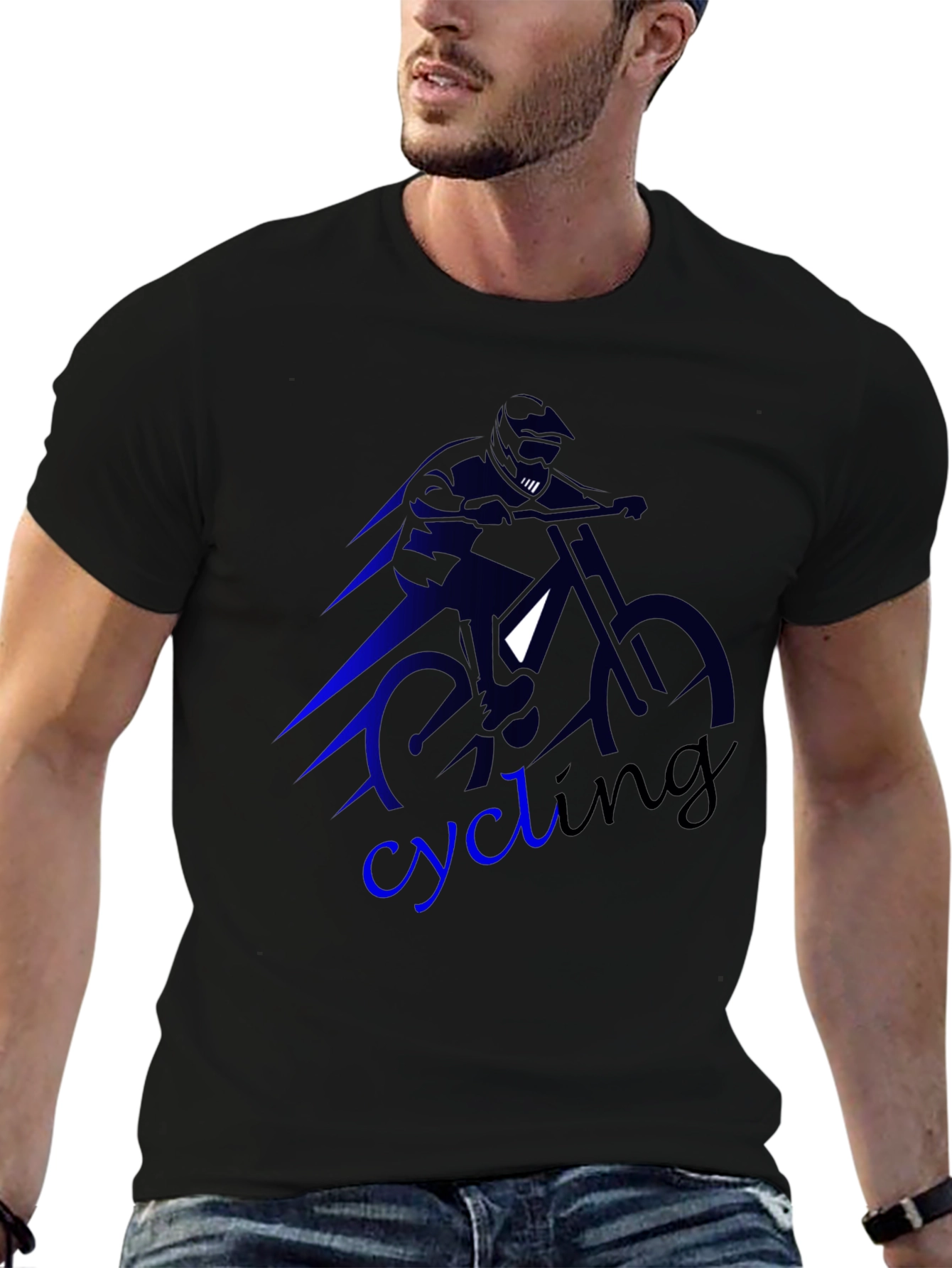 Cycling Graphic T-Shirt - Ride in Style