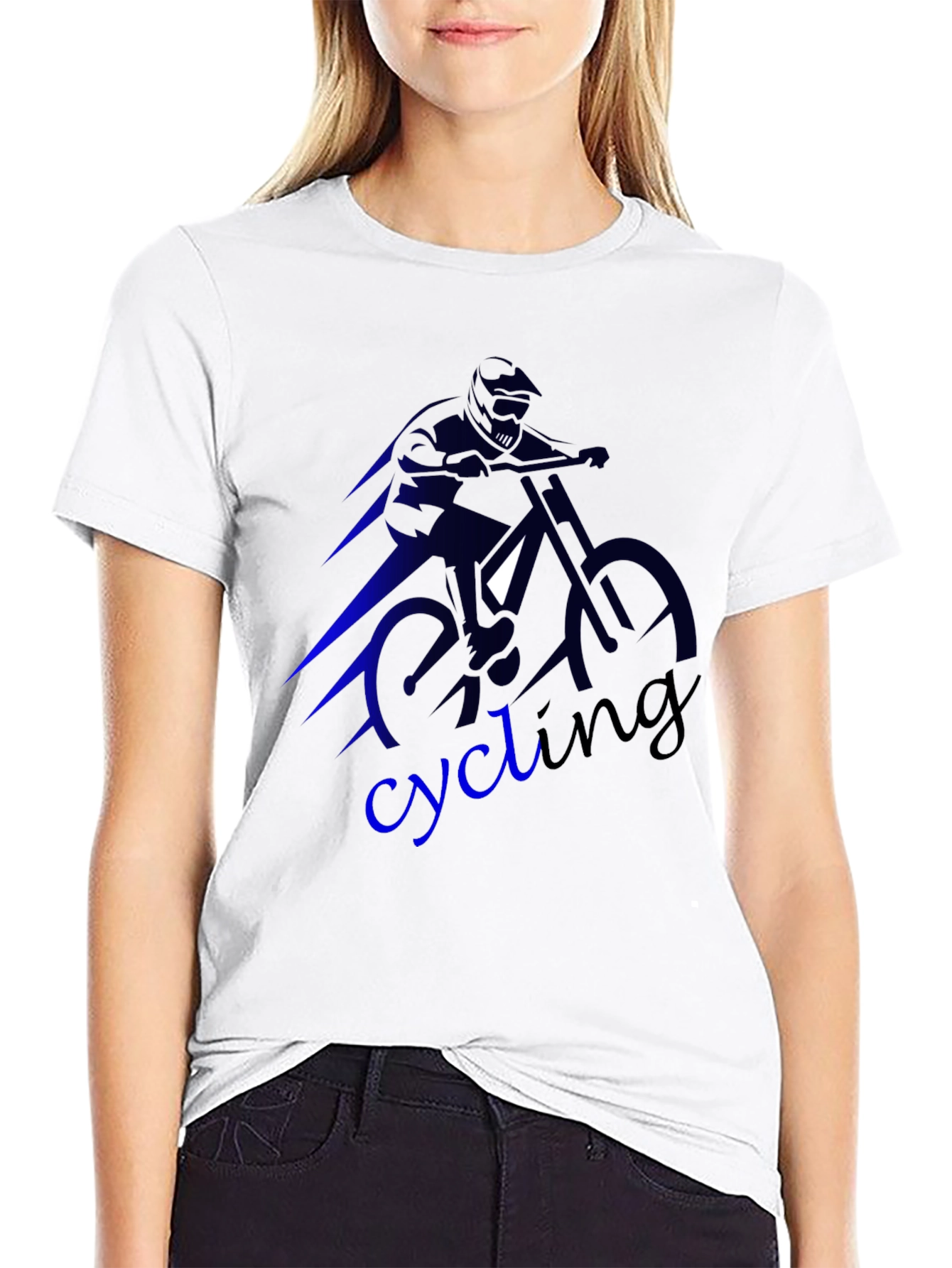 Cycling Graphic T-Shirt - Ride in Style