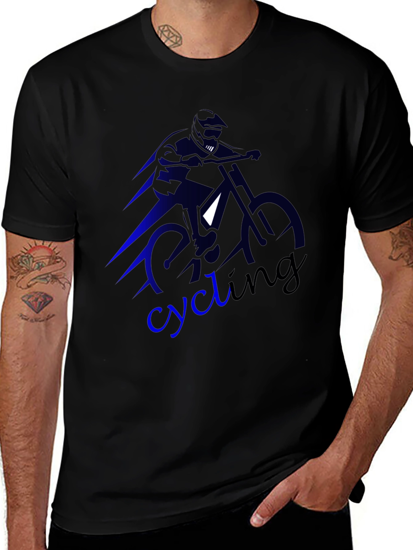 Cycling Graphic T-Shirt - Ride in Style
