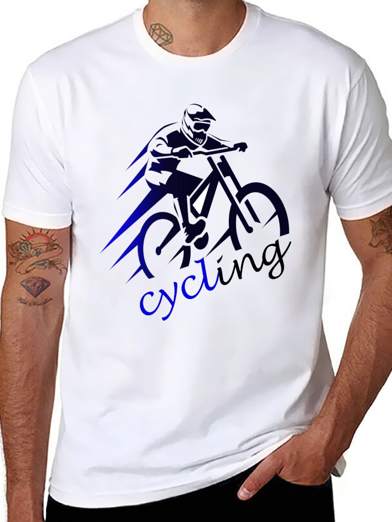Cycling Graphic T-Shirt - Ride in Style