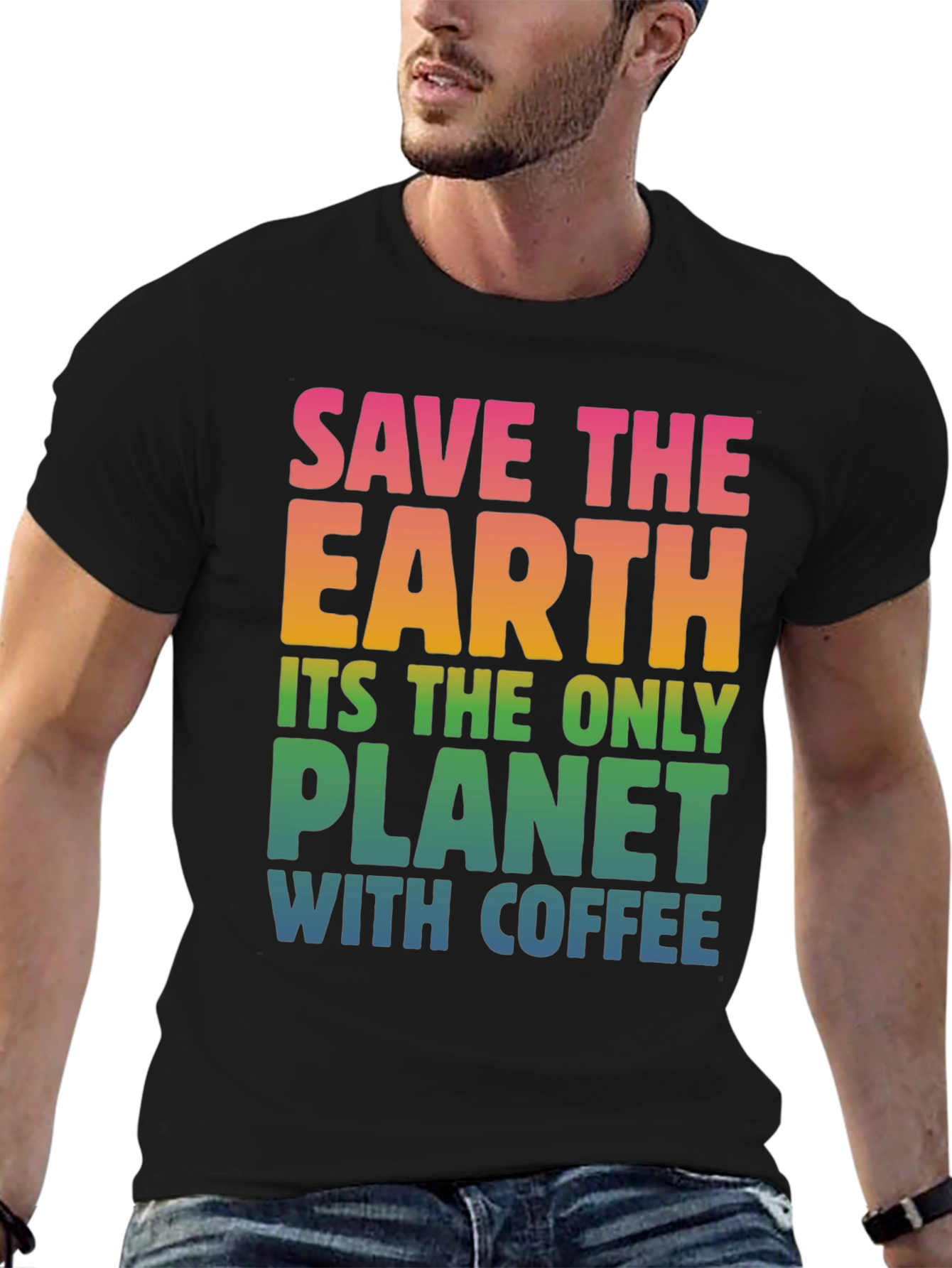 Save The Earth Coffee T-Shirt