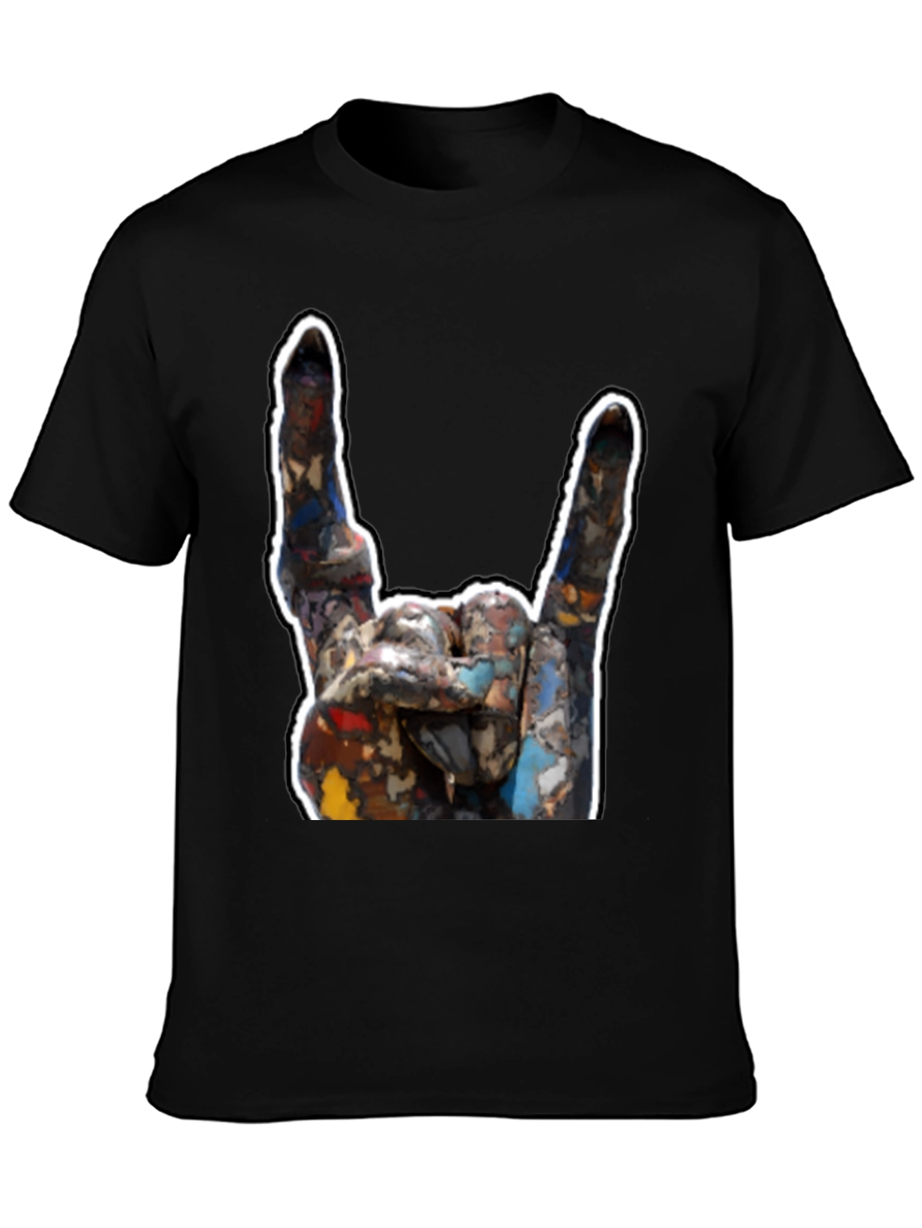 Rock On! Graphic T-Shirt - Metal Hand Sign