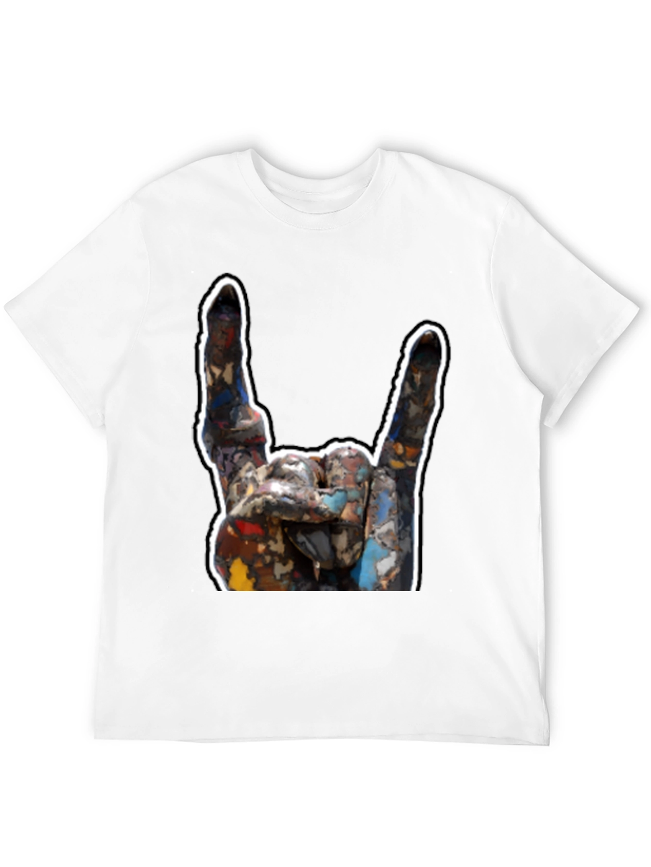 Rock On! Graphic T-Shirt - Metal Hand Sign