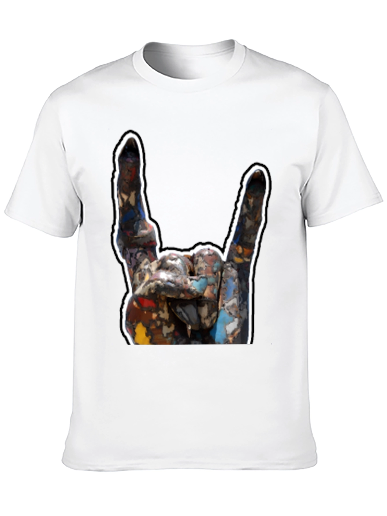 Rock On! Graphic T-Shirt - Metal Hand Sign