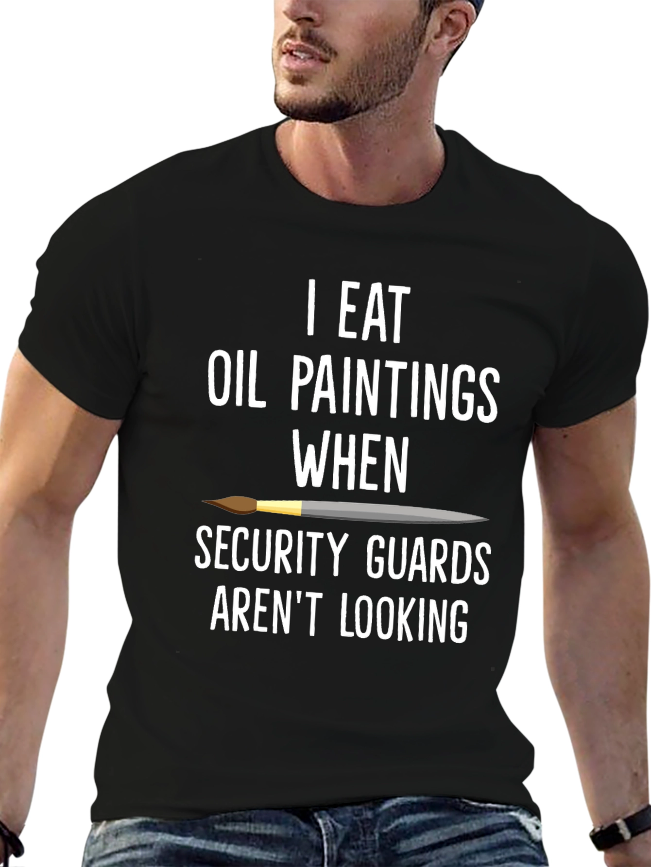 I Eat Oil Paintings T-Shirt
