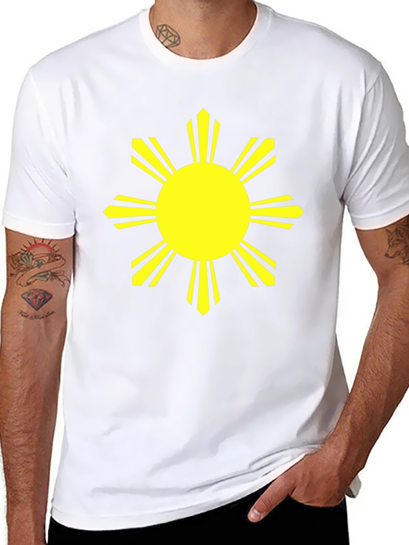 Filipino Pride Sun Graphic T-Shirt